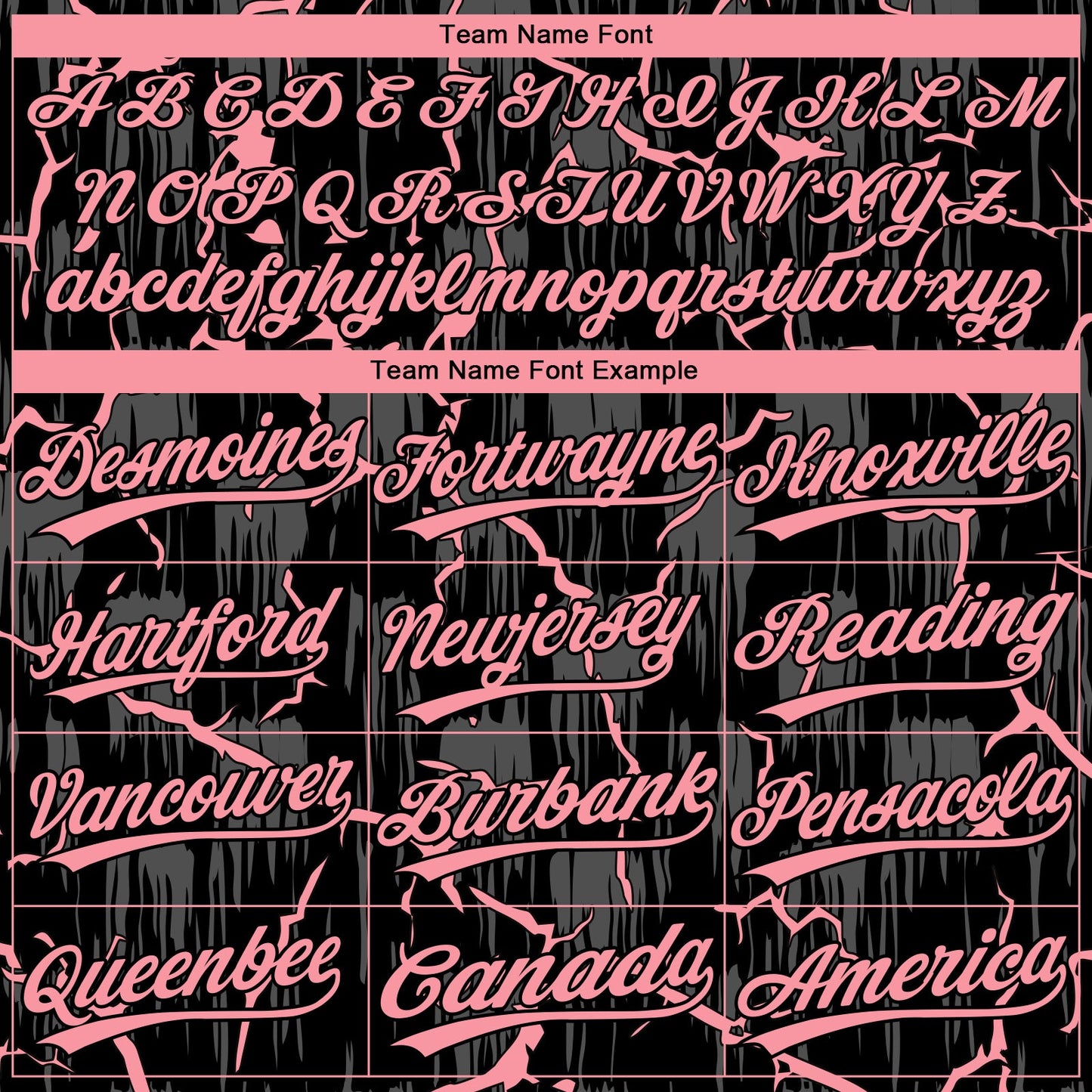 Custom Black-Medium Pink Raglan Sleeves Neon Lightning Crackle Two-Button Unisex Softball Jersey view 4