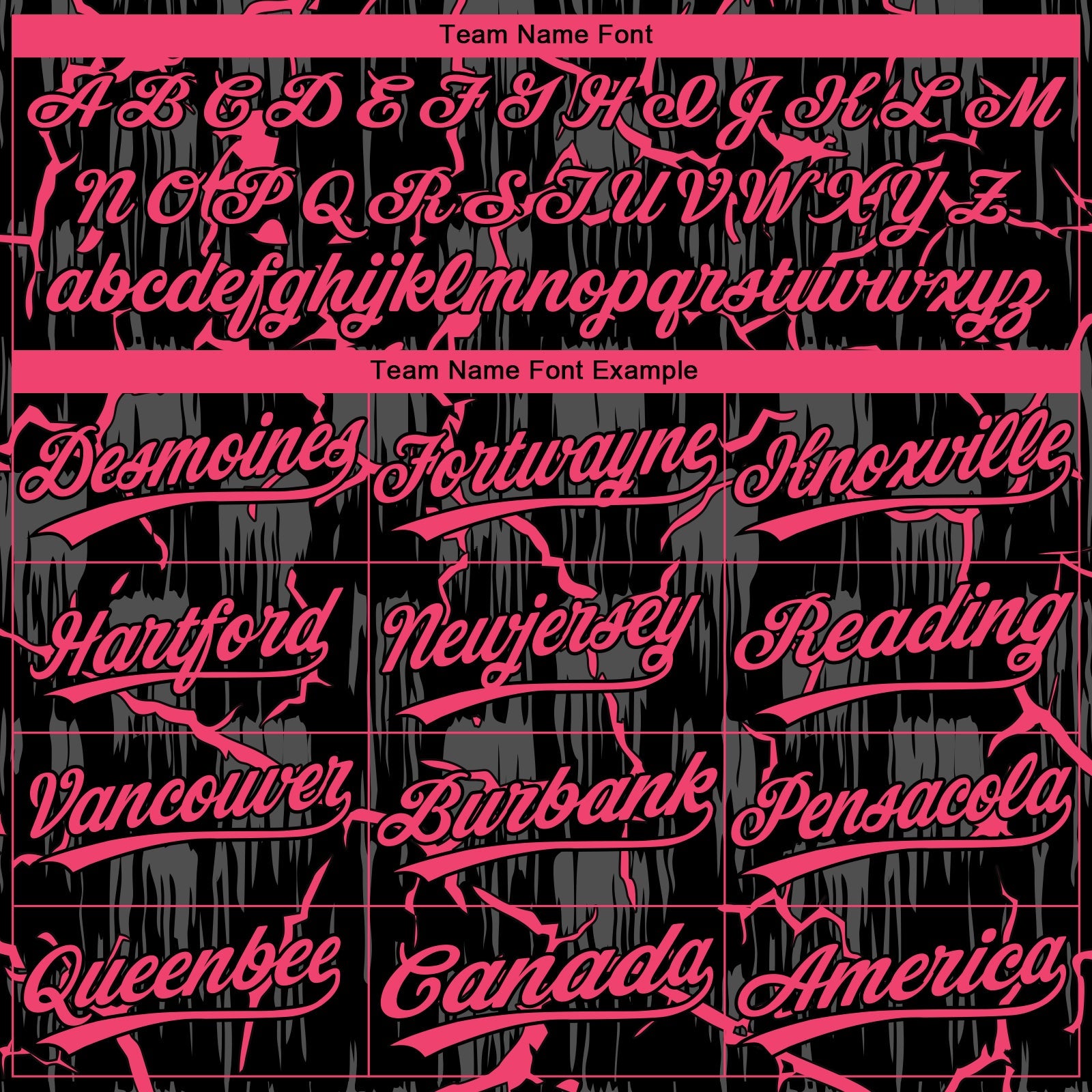 Custom Black Neon Pink-Gray Raglan Sleeves Neon Lightning Crackle Two-Button Unisex Softball Jersey view 4