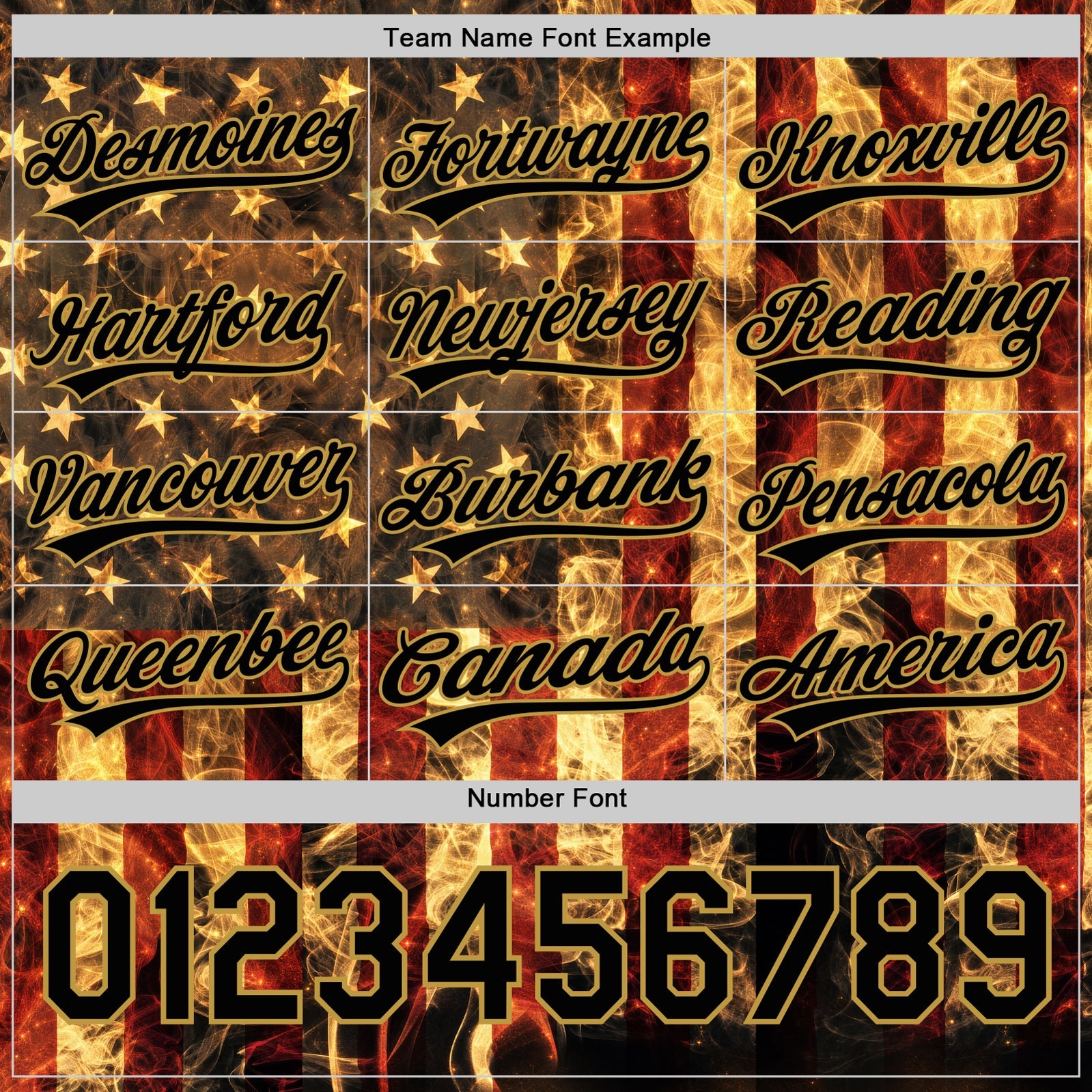 Custom Black-Old Gold American Flag Two-Button Unisex Softball Jersey view 4