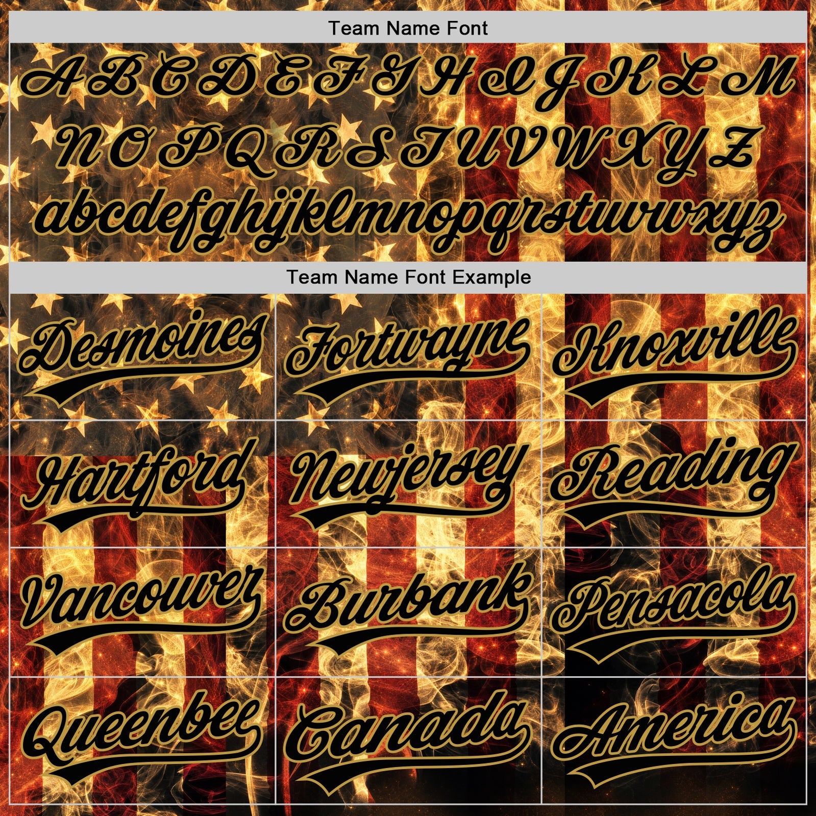 Custom Black-Old Gold American Flag Two-Button Unisex Softball Jersey view 5