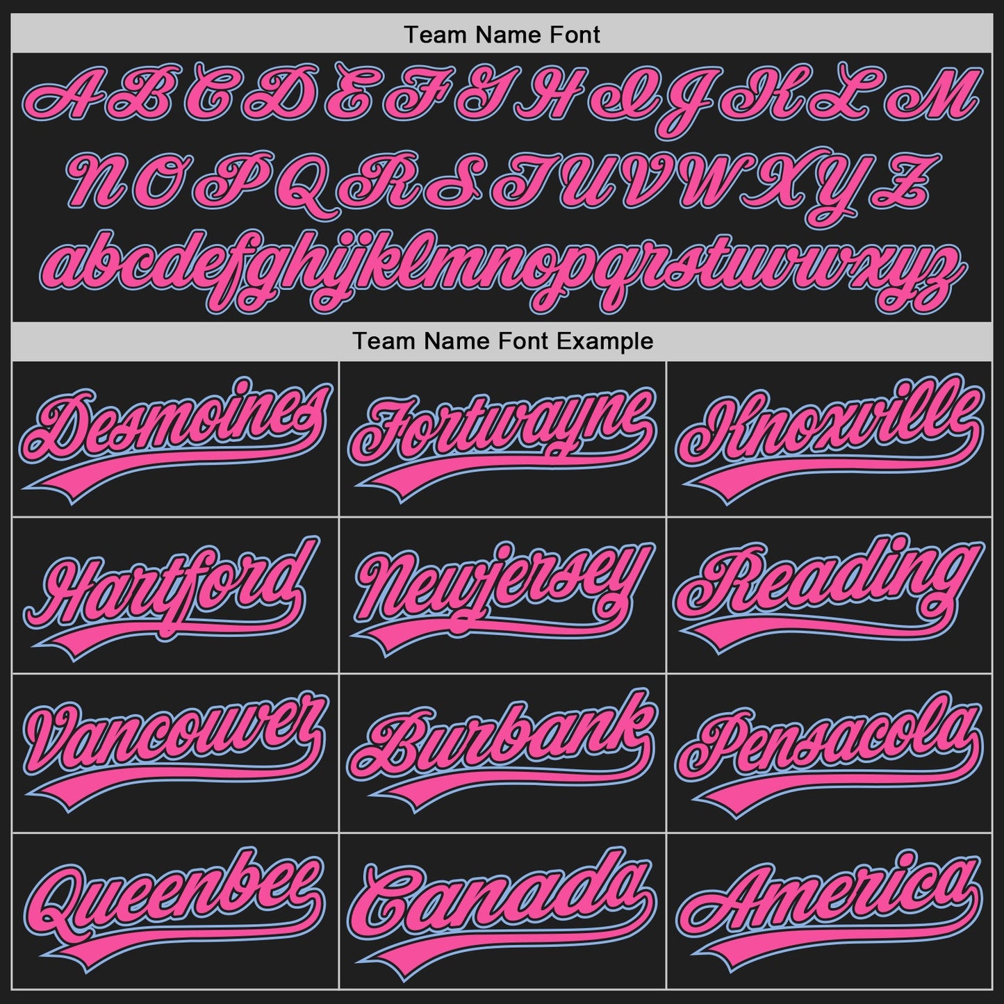 Custom Black Pink White-Light Blue Authentic Split Fashion Baseball Jersey view 4