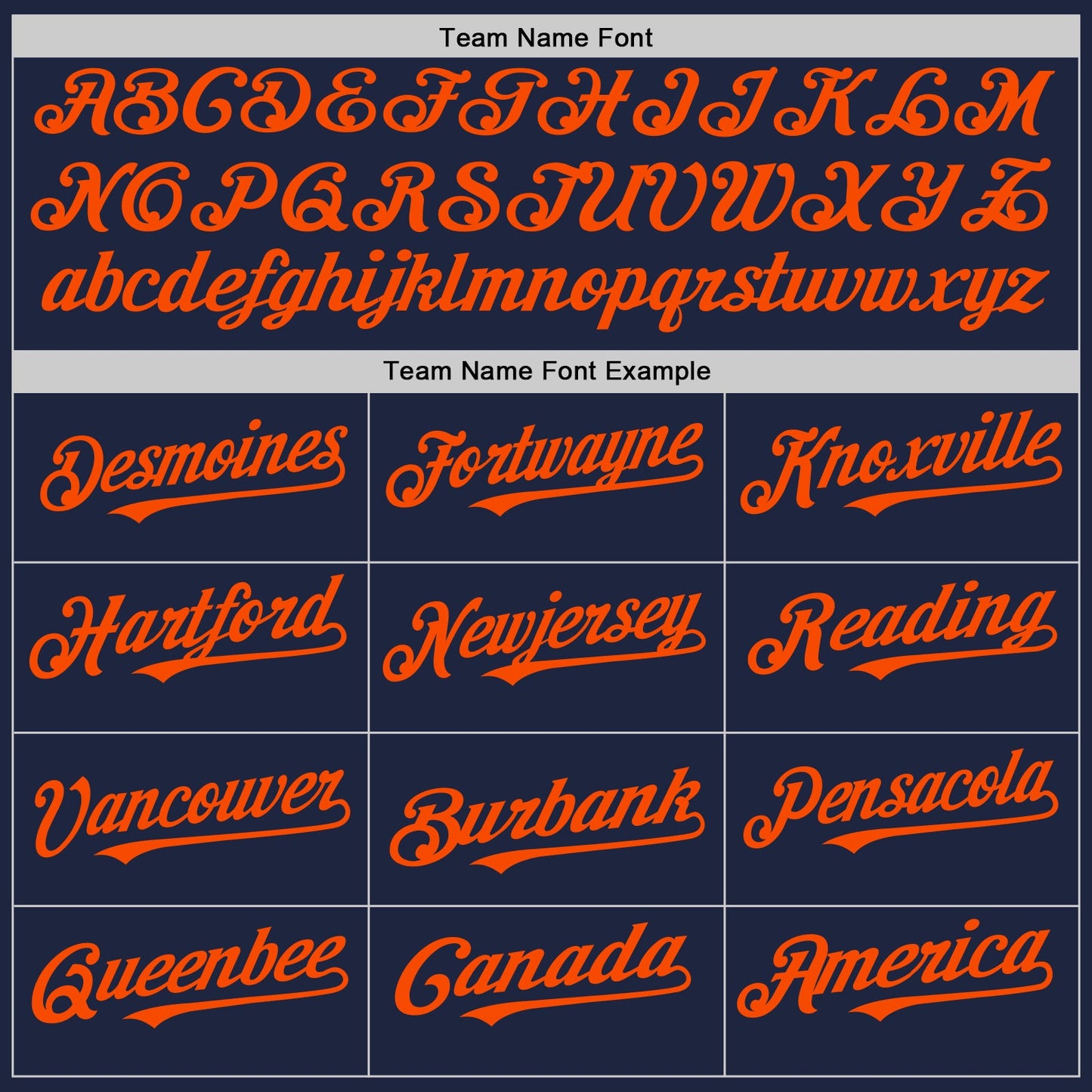 Custom Navy White-Orange Pinstripe Authentic Split Fashion Baseball Jersey view 4