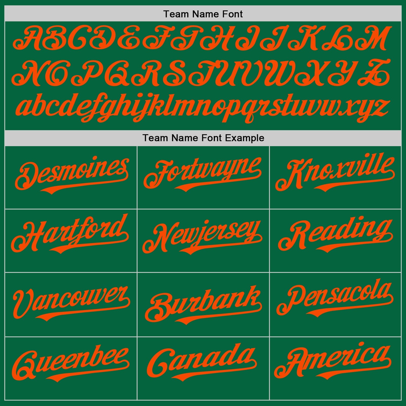 Custom Kelly Green White-Orange Pinstripe Authentic Split Fashion Baseball Jersey view 4