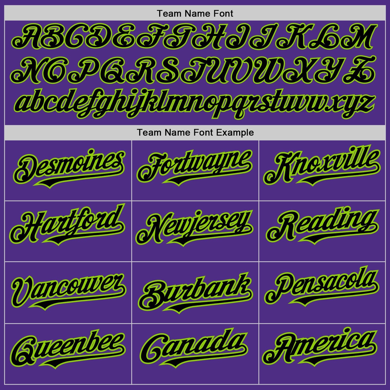Custom Purple Neon Green-Black Pinstripe Authentic Split Fashion Baseball Jersey view 4