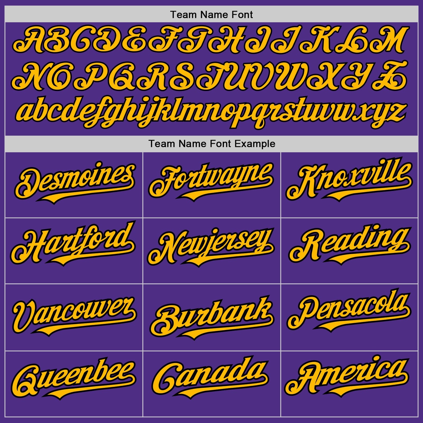 Custom Purple Gold-Black Pinstripe Authentic Split Fashion Baseball Jersey view 4