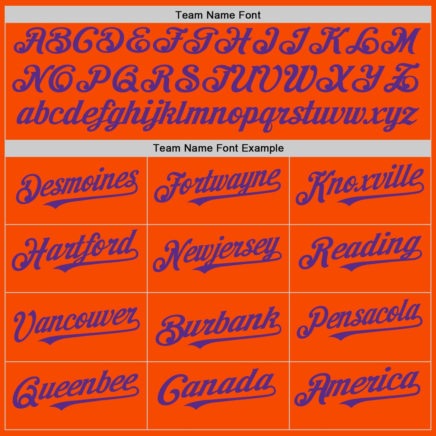 Custom Orange White-Purple Pinstripe Authentic Split Fashion Baseball Jersey view 4