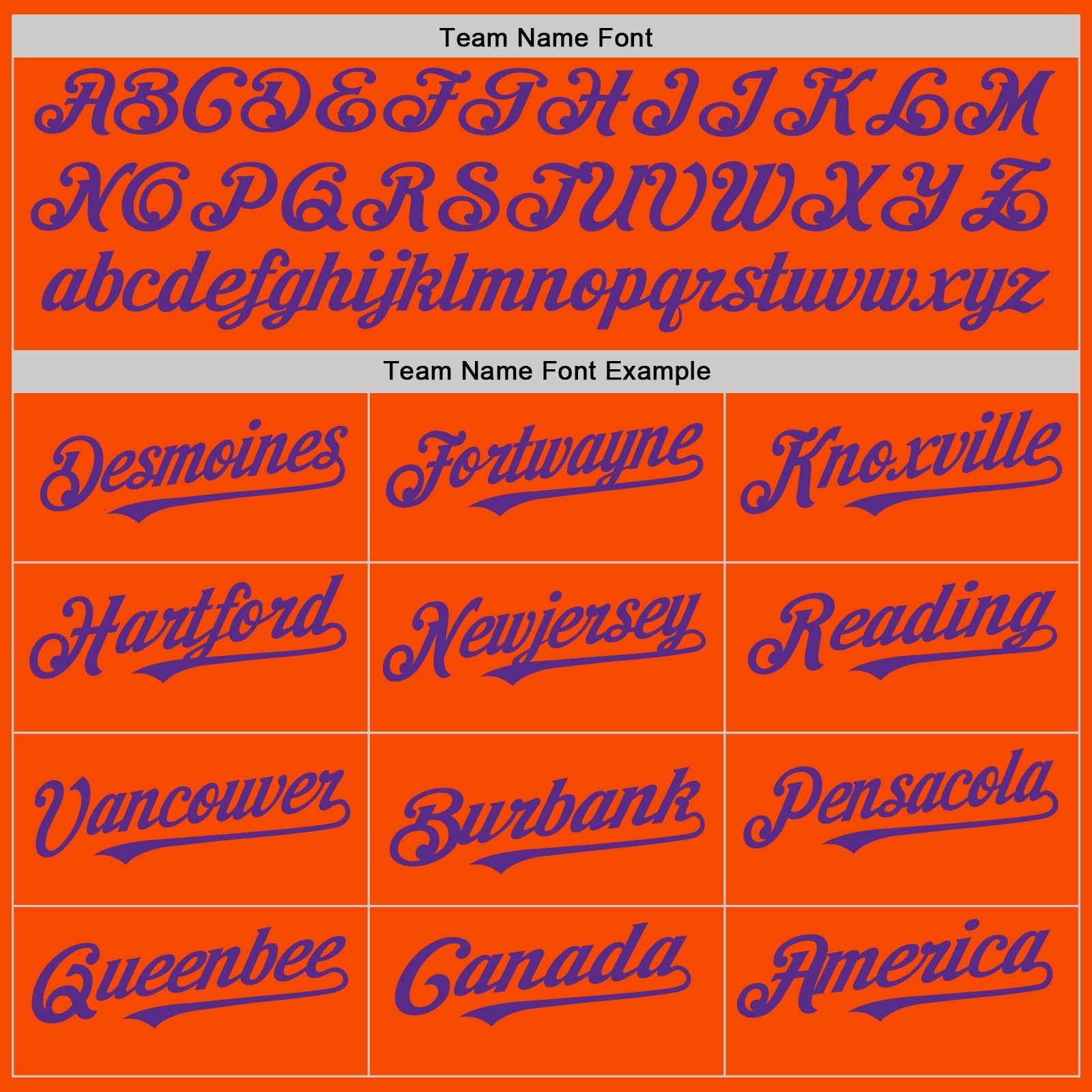 Custom Orange White-Purple Pinstripe Authentic Split Fashion Baseball Jersey view 4