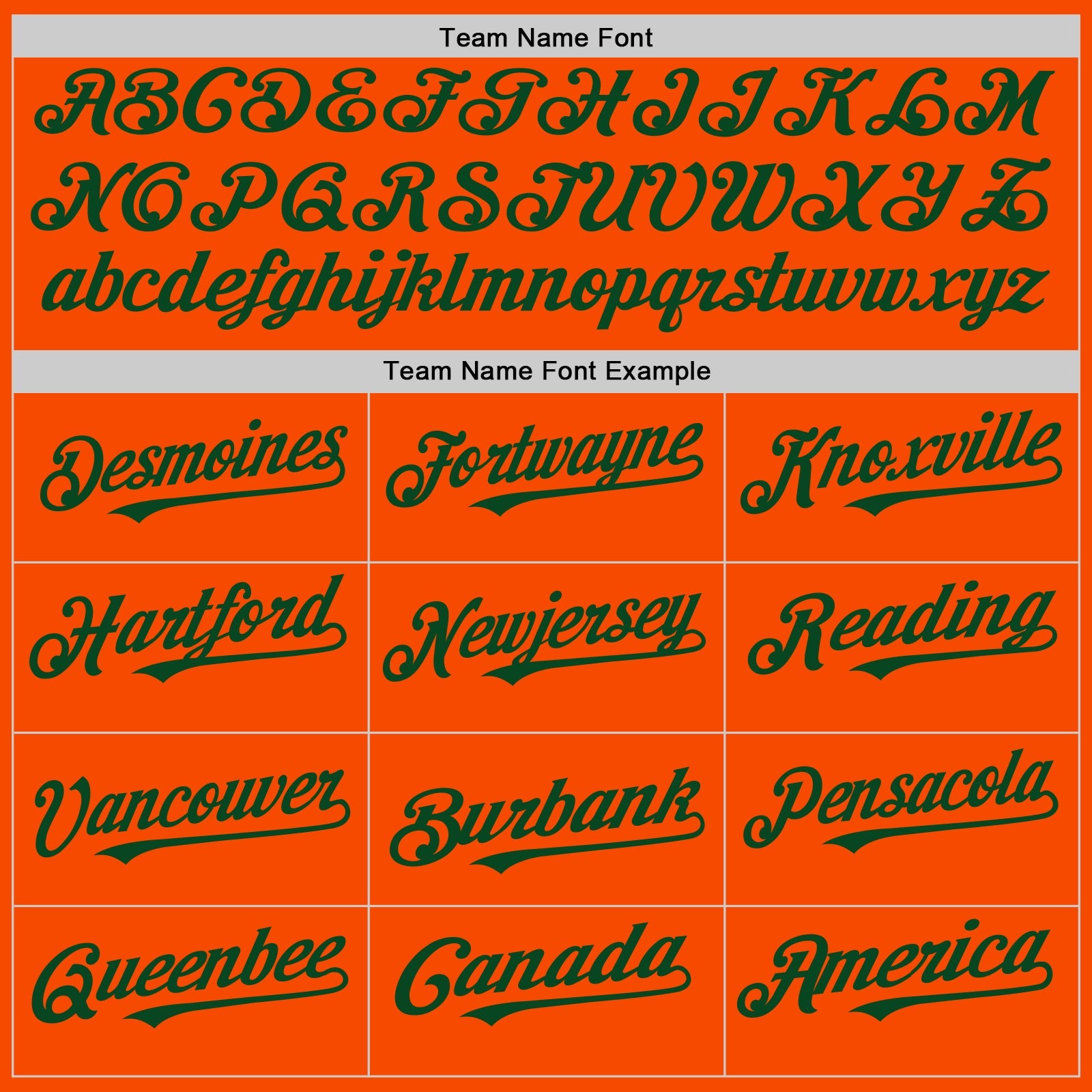 Custom Orange White-Green Pinstripe Authentic Split Fashion Baseball Jersey view 4