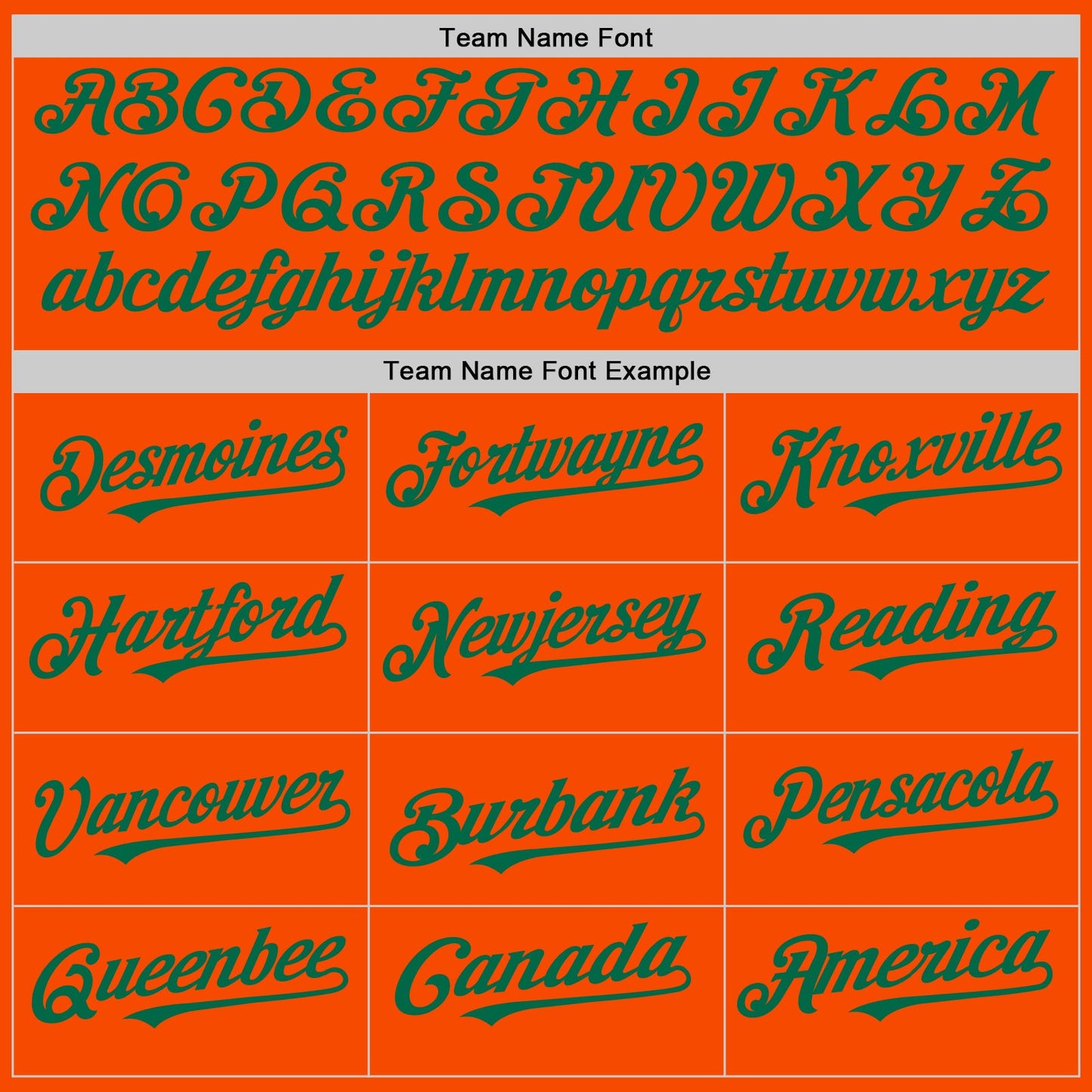 Custom Orange White-Kelly Green Pinstripe Authentic Split Fashion Baseball Jersey view 4