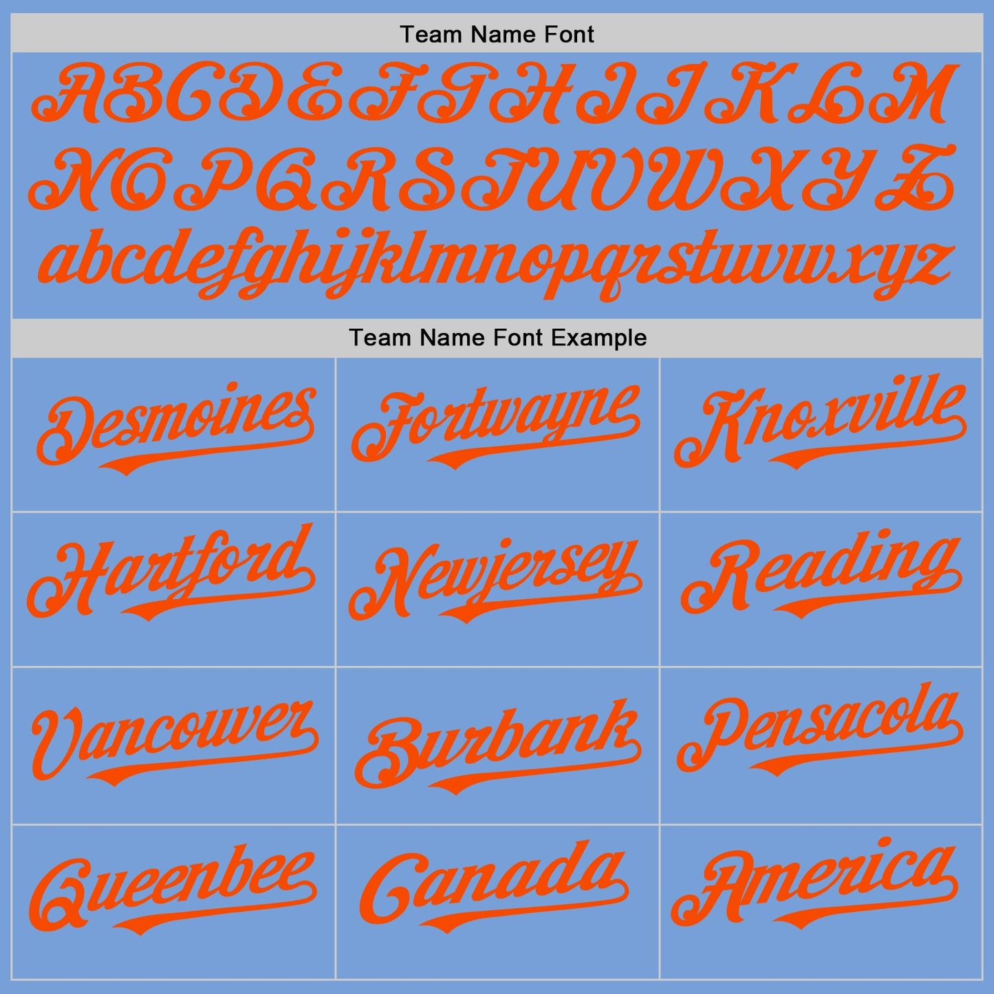 Custom Light Blue White-Orange Pinstripe Authentic Split Fashion Baseball Jersey view 4