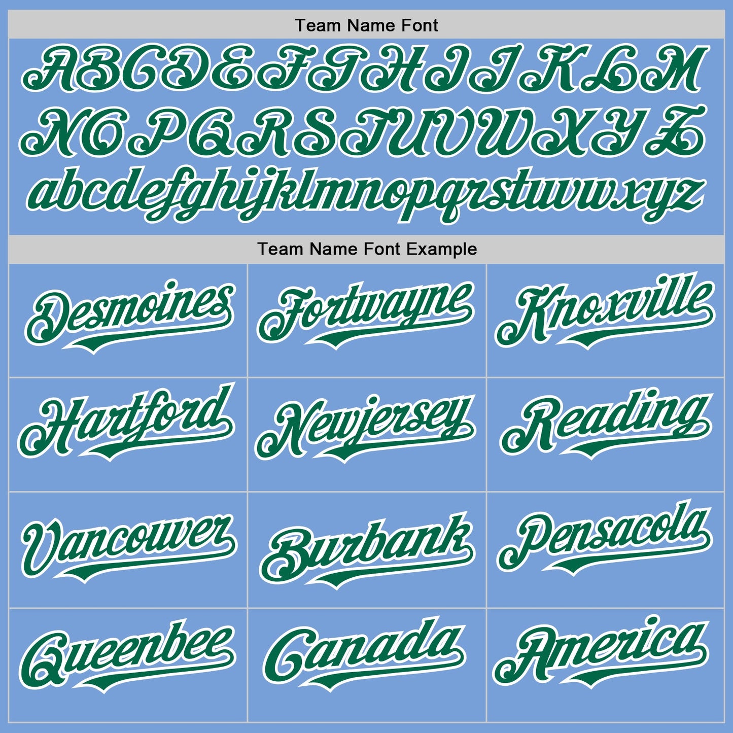 Custom Light Blue White-Kelly Green Pinstripe Authentic Split Fashion Baseball Jersey view 4