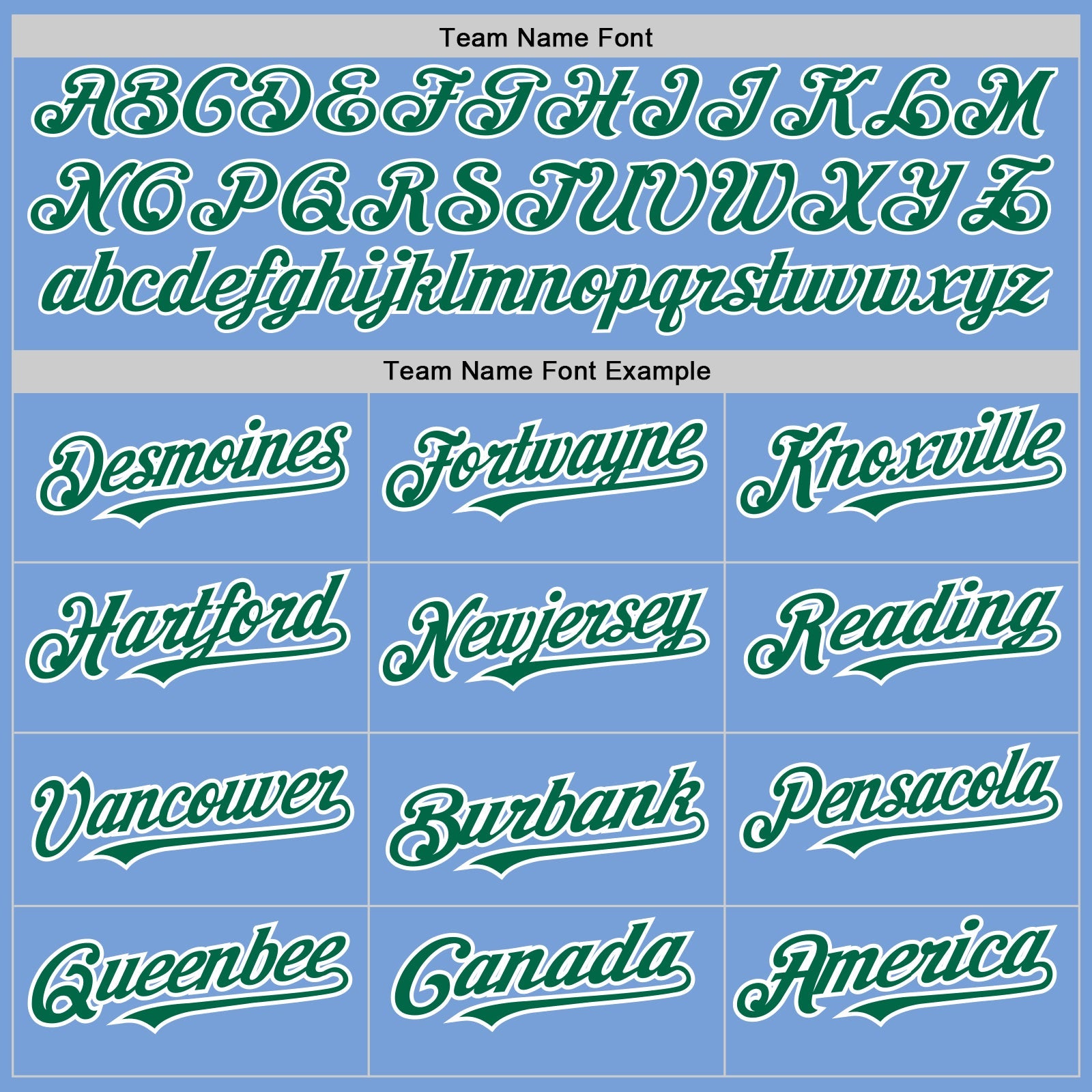 Custom Light Blue White-Kelly Green Pinstripe Authentic Split Fashion Baseball Jersey view 4