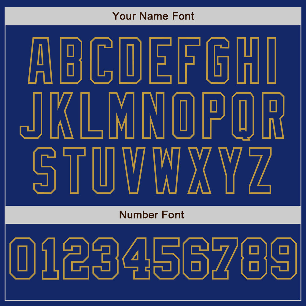 Custom Royal White-Old Gold Pinstripe Authentic Split Fashion Baseball Jersey view 5
