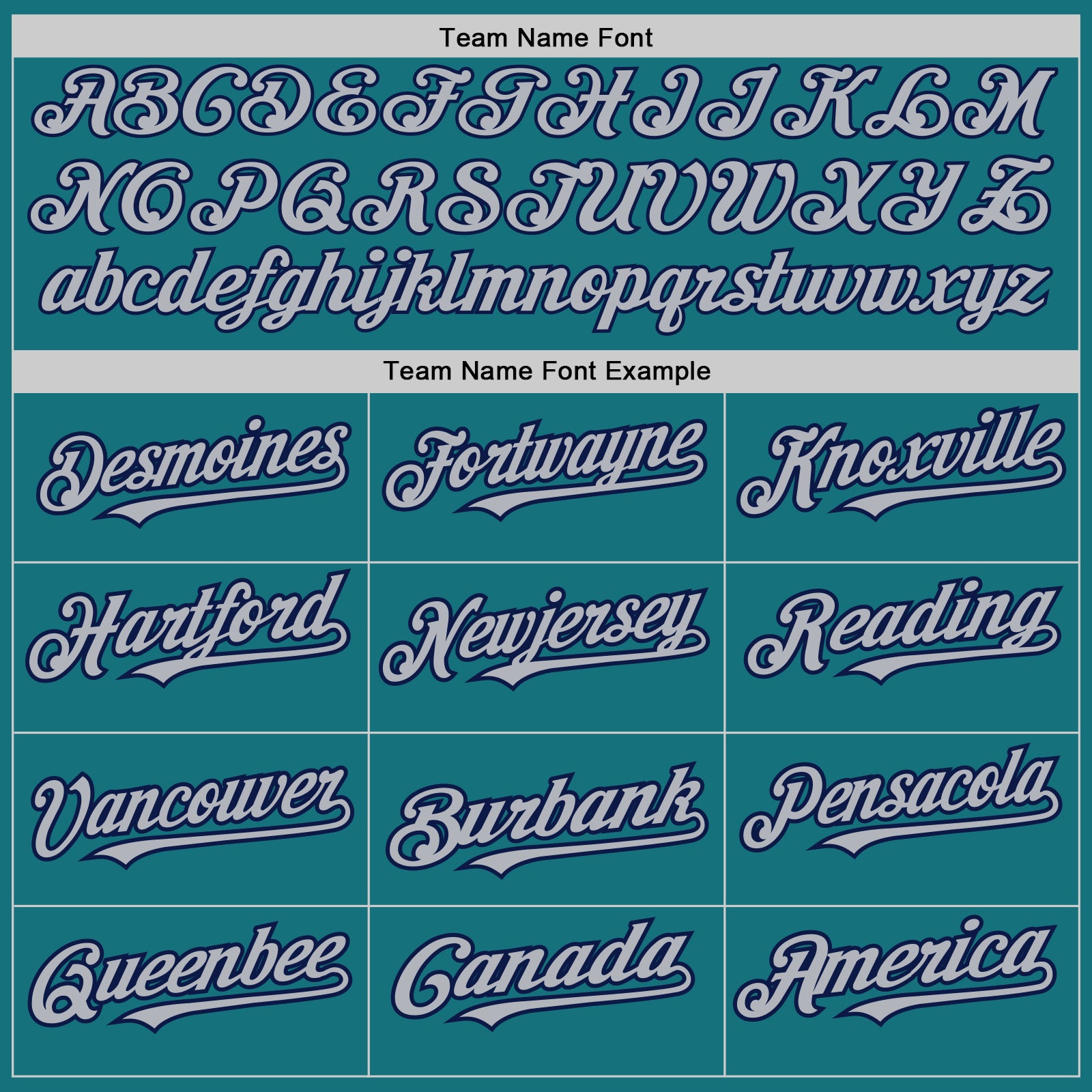 Custom Teal Gray-Navy Pinstripe Authentic Split Fashion Baseball Jersey view 4