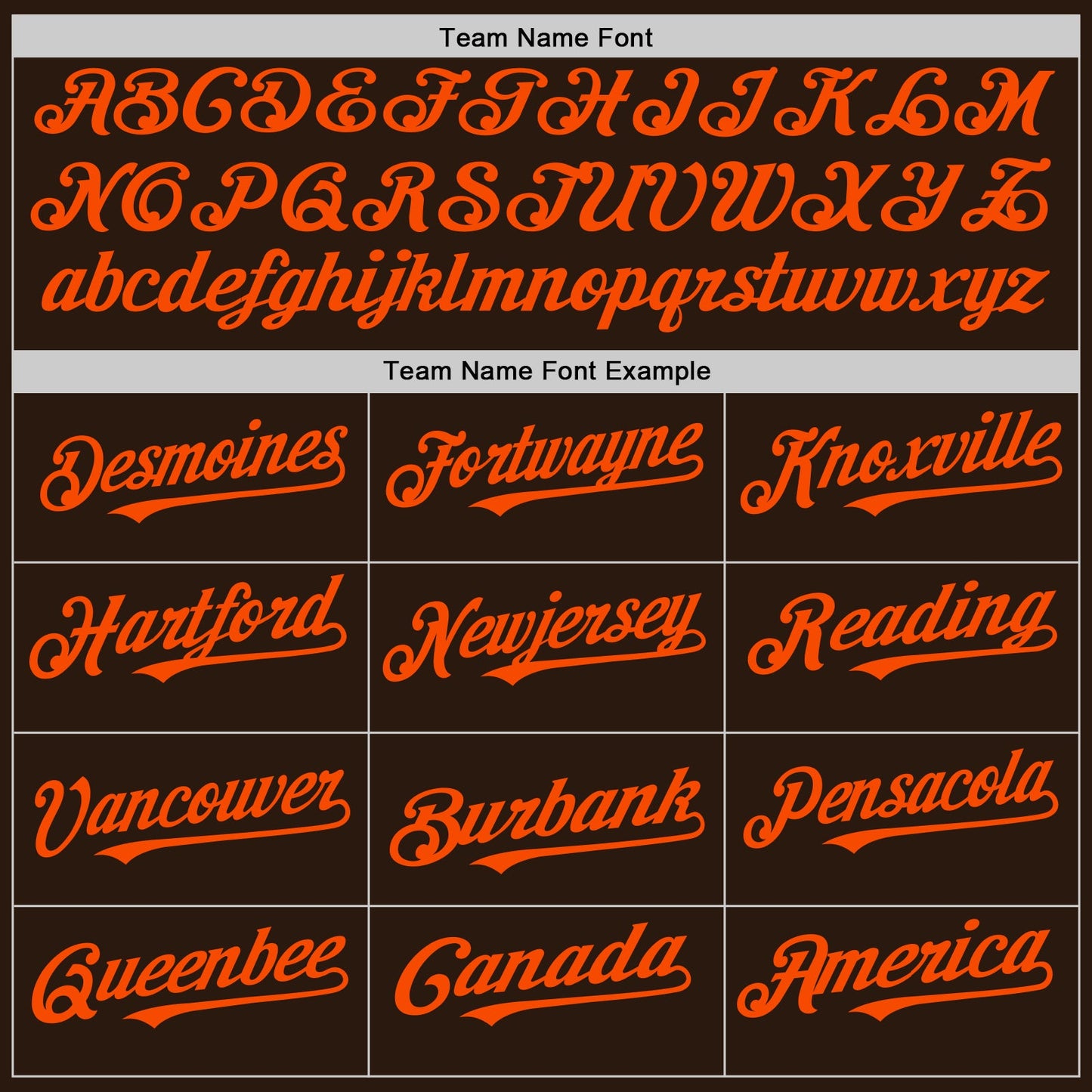 Custom Brown White-Orange Pinstripe Authentic Split Fashion Baseball Jersey view 4