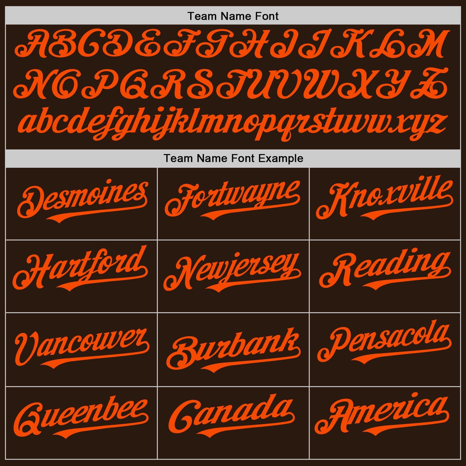 Custom Brown White-Orange Pinstripe Authentic Split Fashion Baseball Jersey view 4