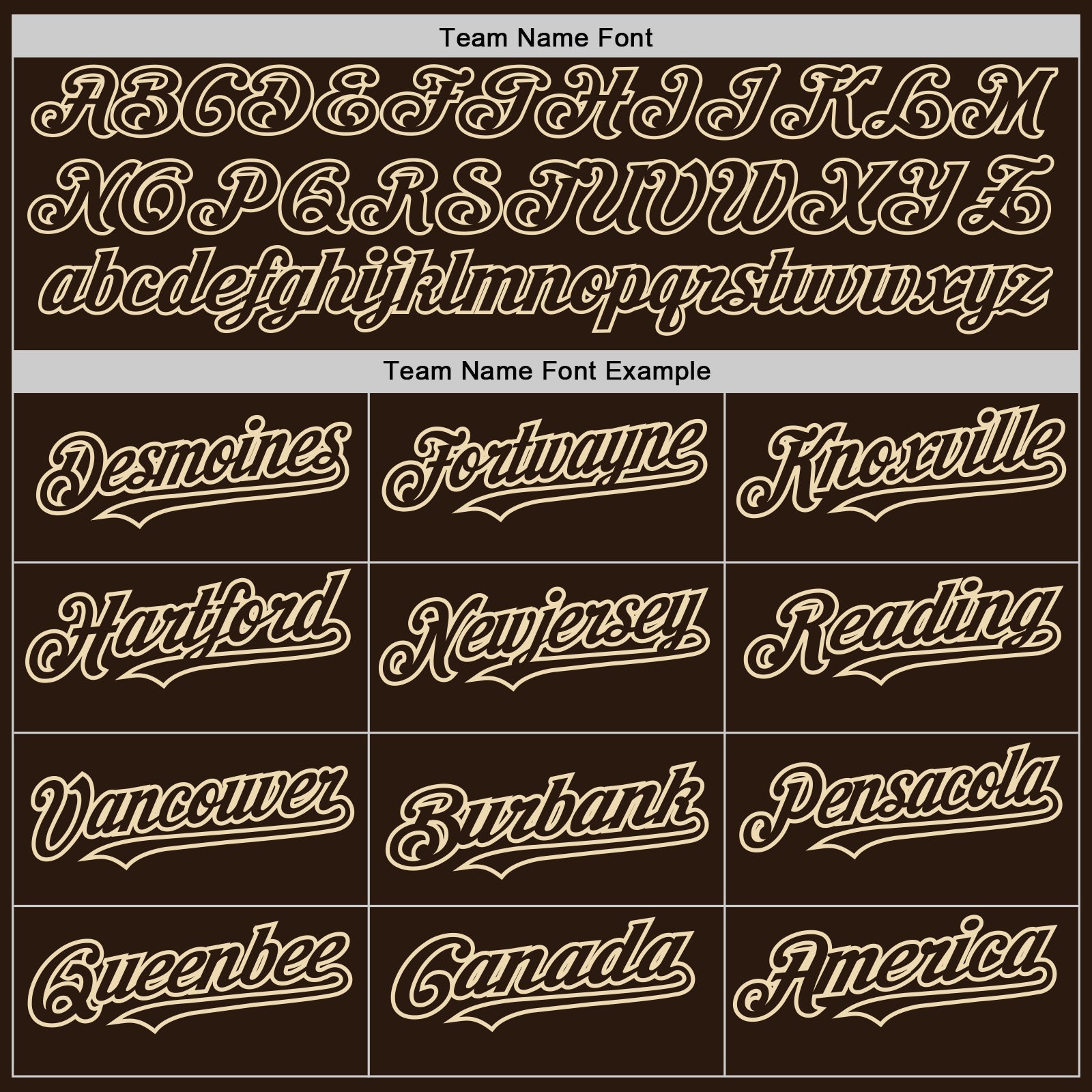 Custom Brown Cream-Brown Pinstripe Authentic Split Fashion Baseball Jersey view 4