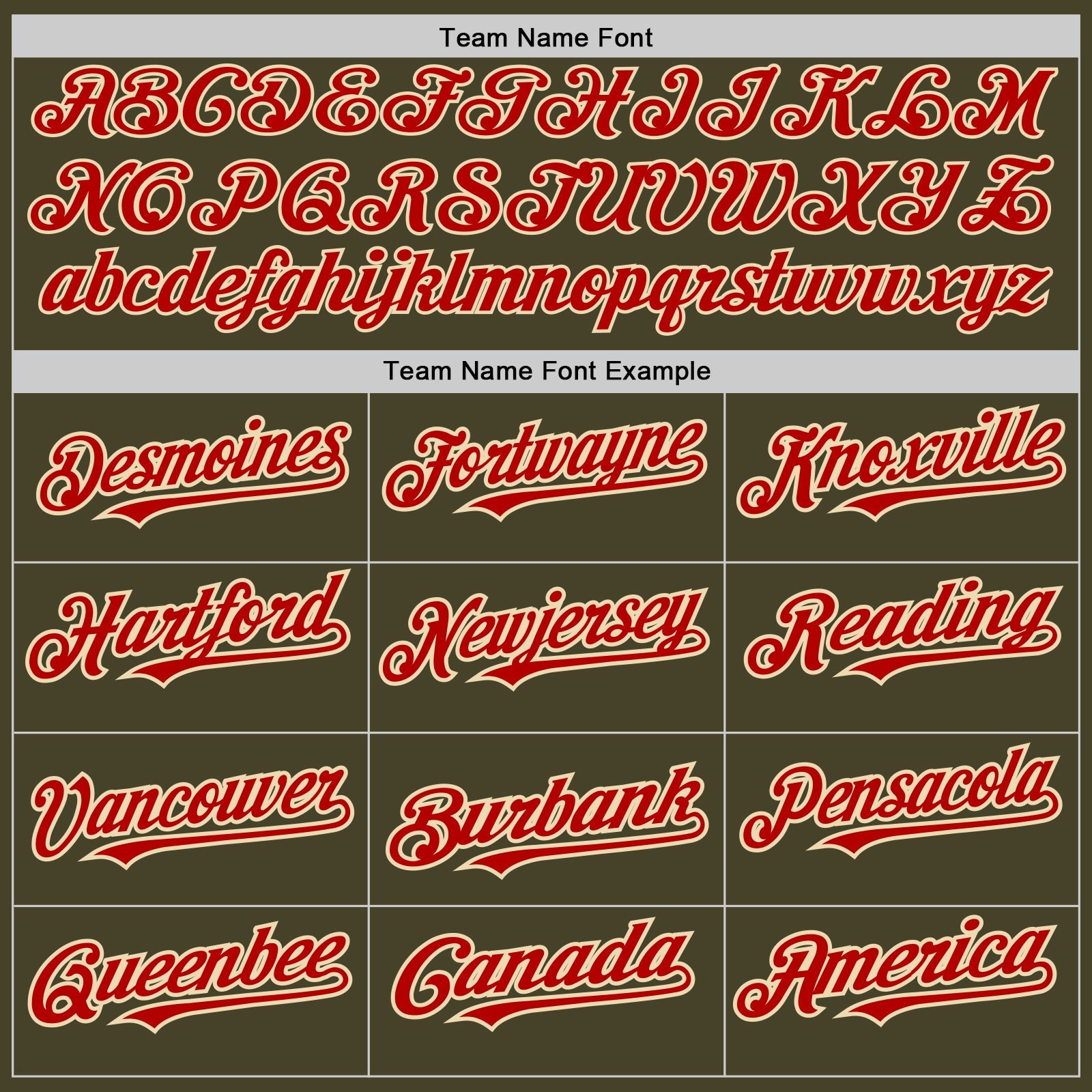 Custom Olive Cream-Red Pinstripe Authentic Split Fashion Salute To Service Baseball Jersey view 4