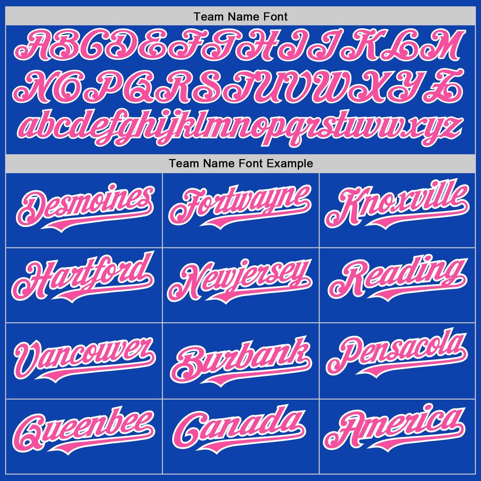 Custom Thunder Blue White-Pink Pinstripe Authentic Split Fashion Baseball Jersey view 4