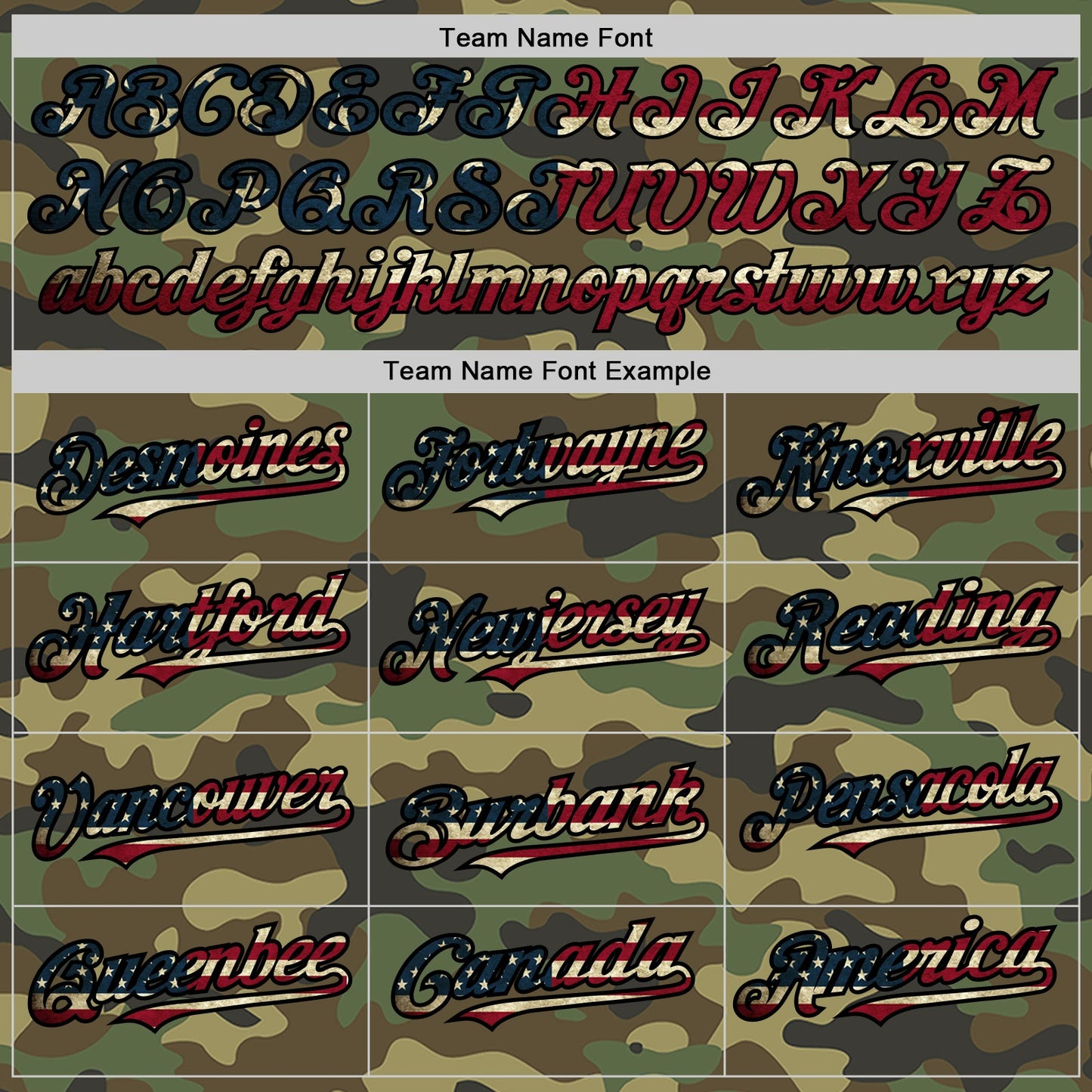 Custom Camo Vintage USA Flag Cream-Black Pinstripe Authentic Split Fashion Salute To Service Baseball Jersey view 4