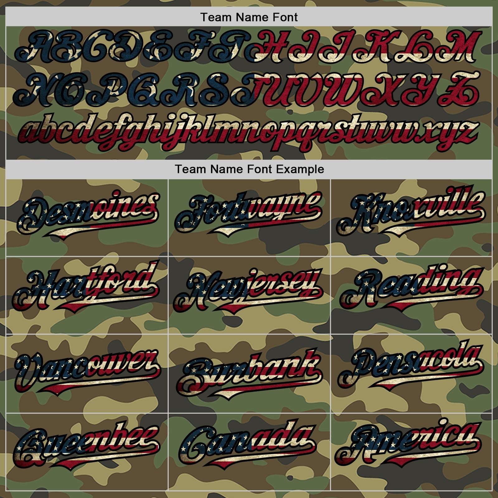 Custom Camo Vintage USA Flag Cream-Black Pinstripe Authentic Split Fashion Salute To Service Baseball Jersey view 4