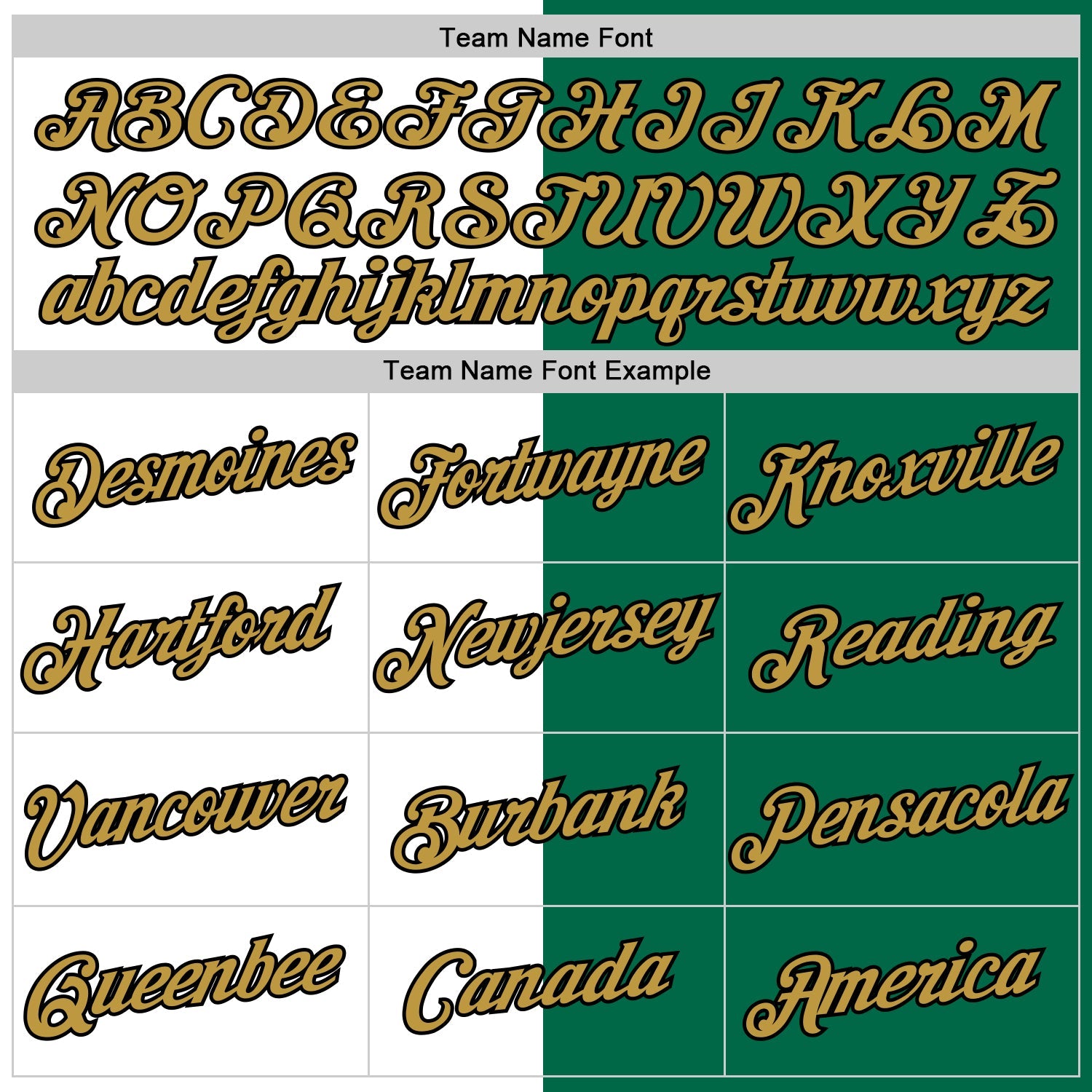 Custom Kelly Green Old Gold-Black Split Fashion Performance T-Shirt view 3