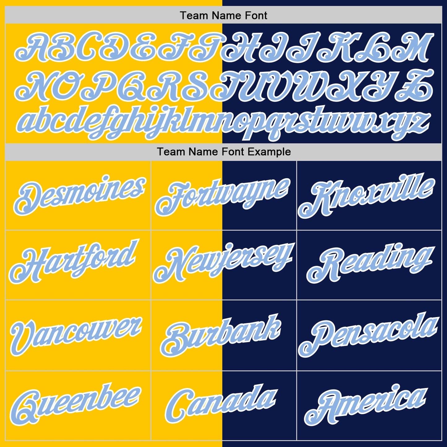 Custom Navy Light Blue-Yellow Split Fashion Performance T-Shirt view 3