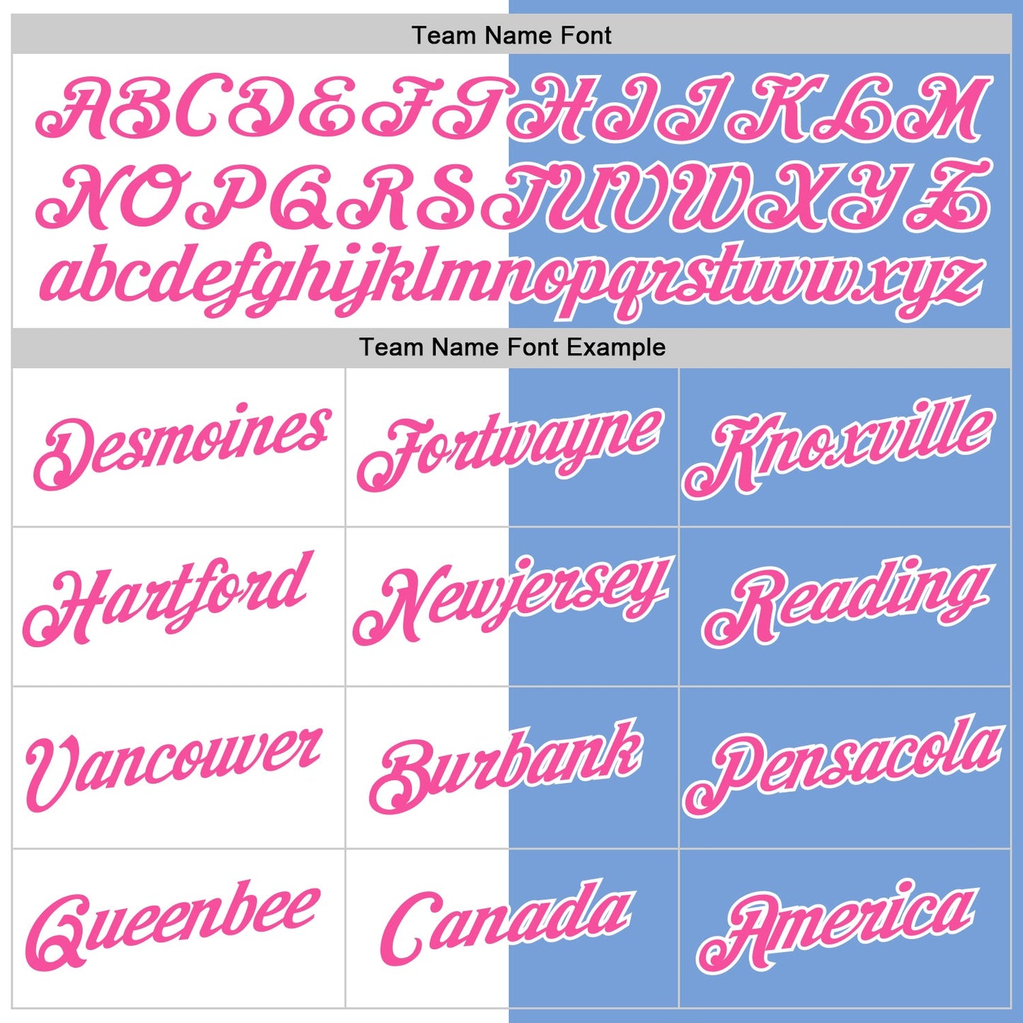Custom Powder Blue Pink-White Split Fashion Performance T-Shirt view 3