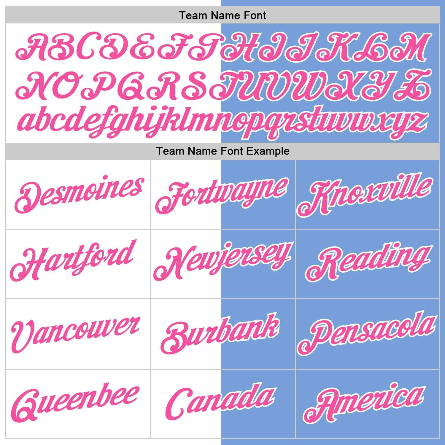 Custom Powder Blue Pink-White Split Fashion Performance T-Shirt view 3
