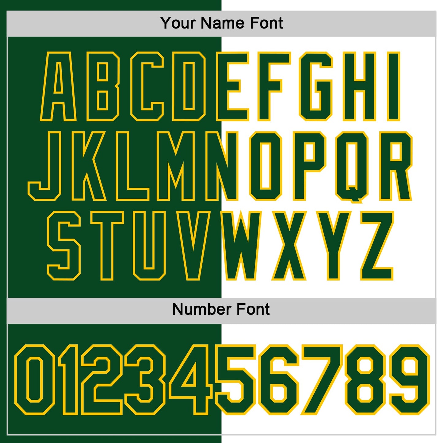 Custom Green White-Yellow Split Fashion Performance T-Shirt view 4