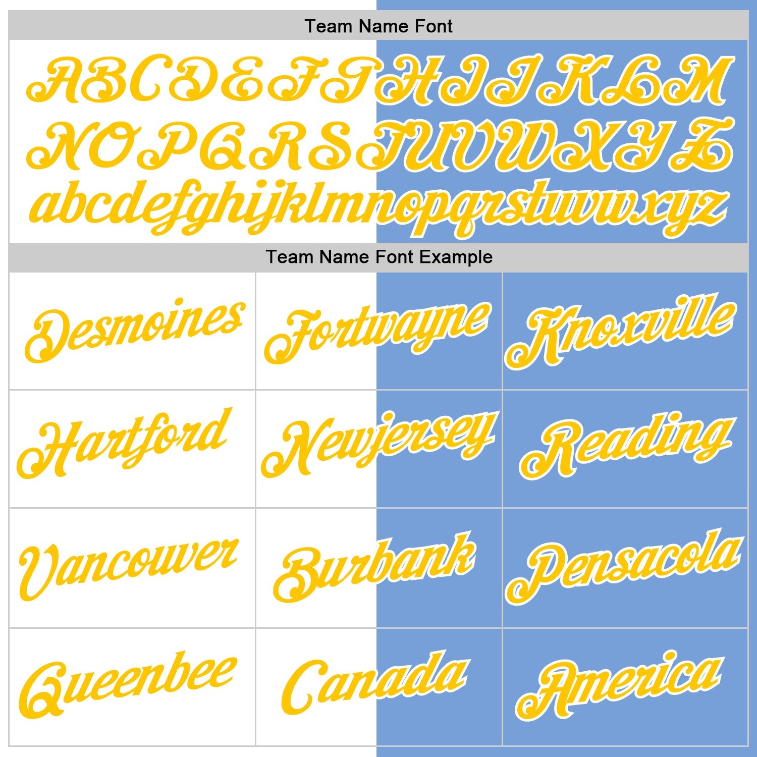 Custom Powder Blue Yellow-White Split Fashion Performance T-Shirt view 3