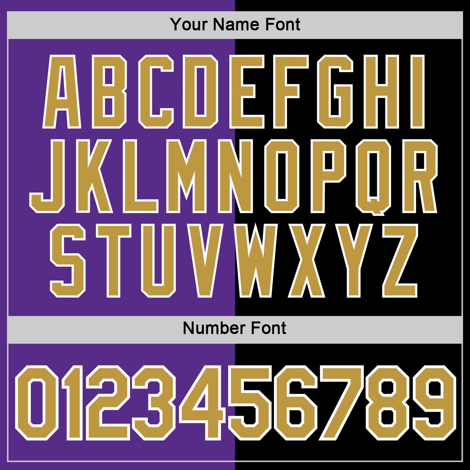 Custom Black Old Gold-Purple Split Fashion Performance T-Shirt view 4