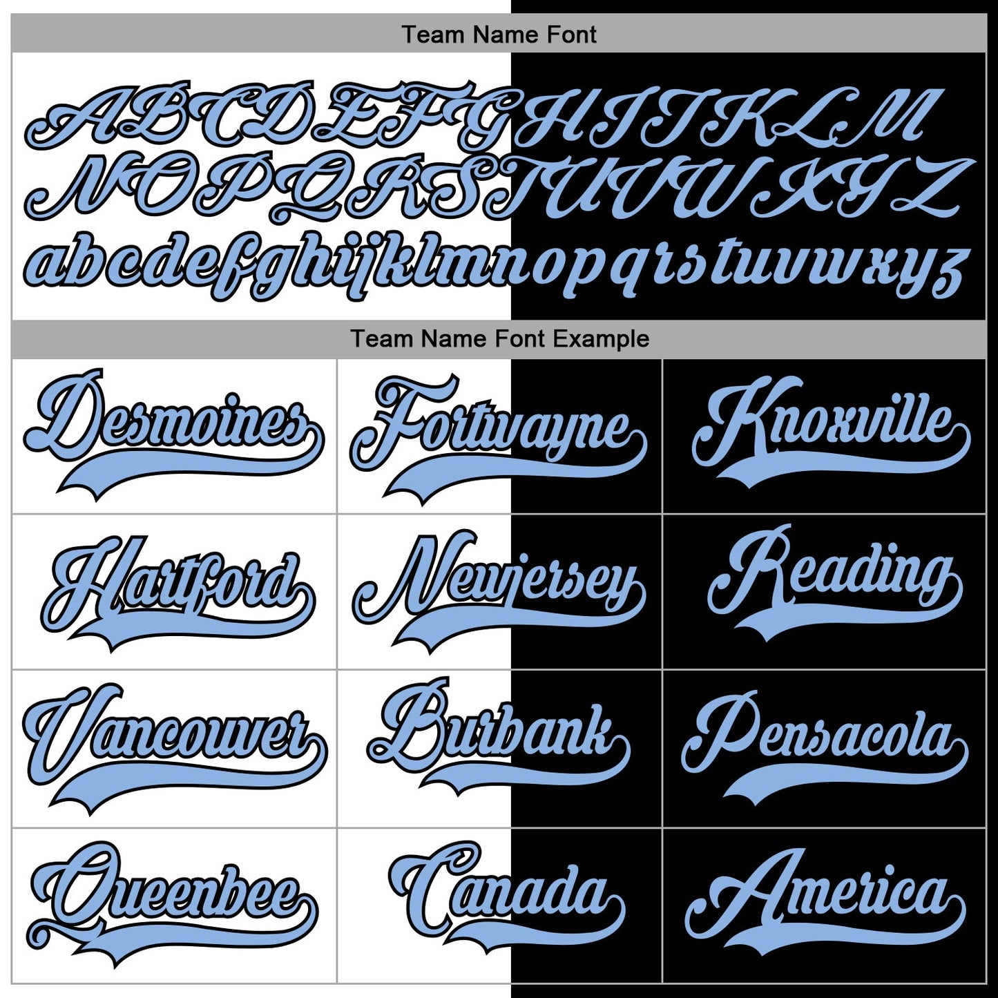 Custom Black Light Blue-White Split Fashion Hockey Lace Neck Jersey view 4
