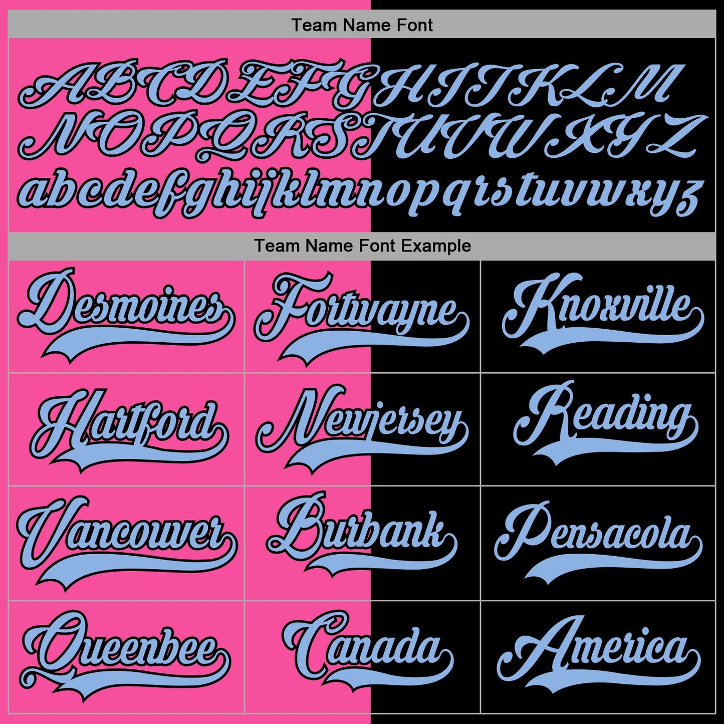 Custom Black Light Blue-Pink Split Fashion Hockey Lace Neck Jersey view 4