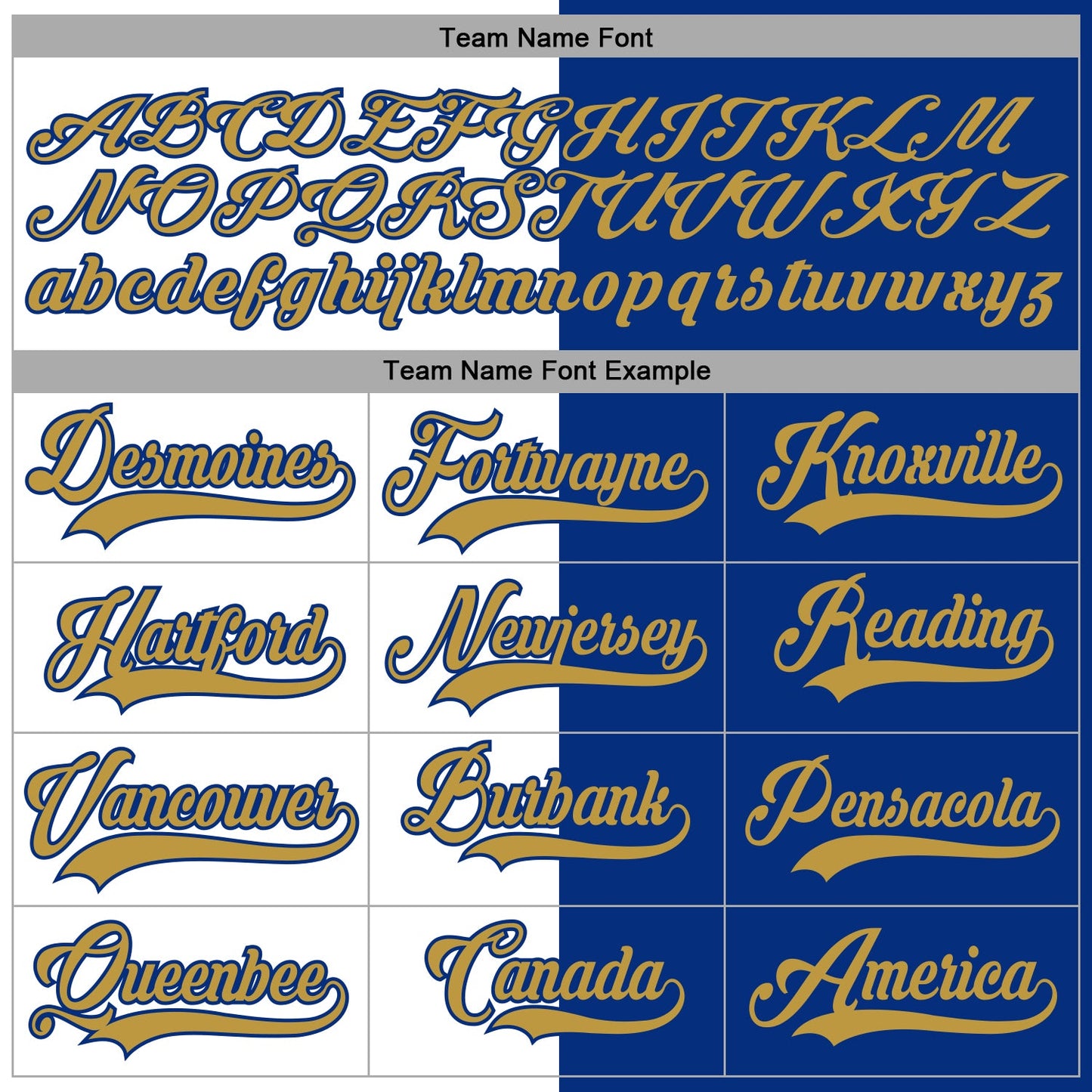 Custom Royal Old Gold-White Split Fashion Hockey Lace Neck Jersey view 4