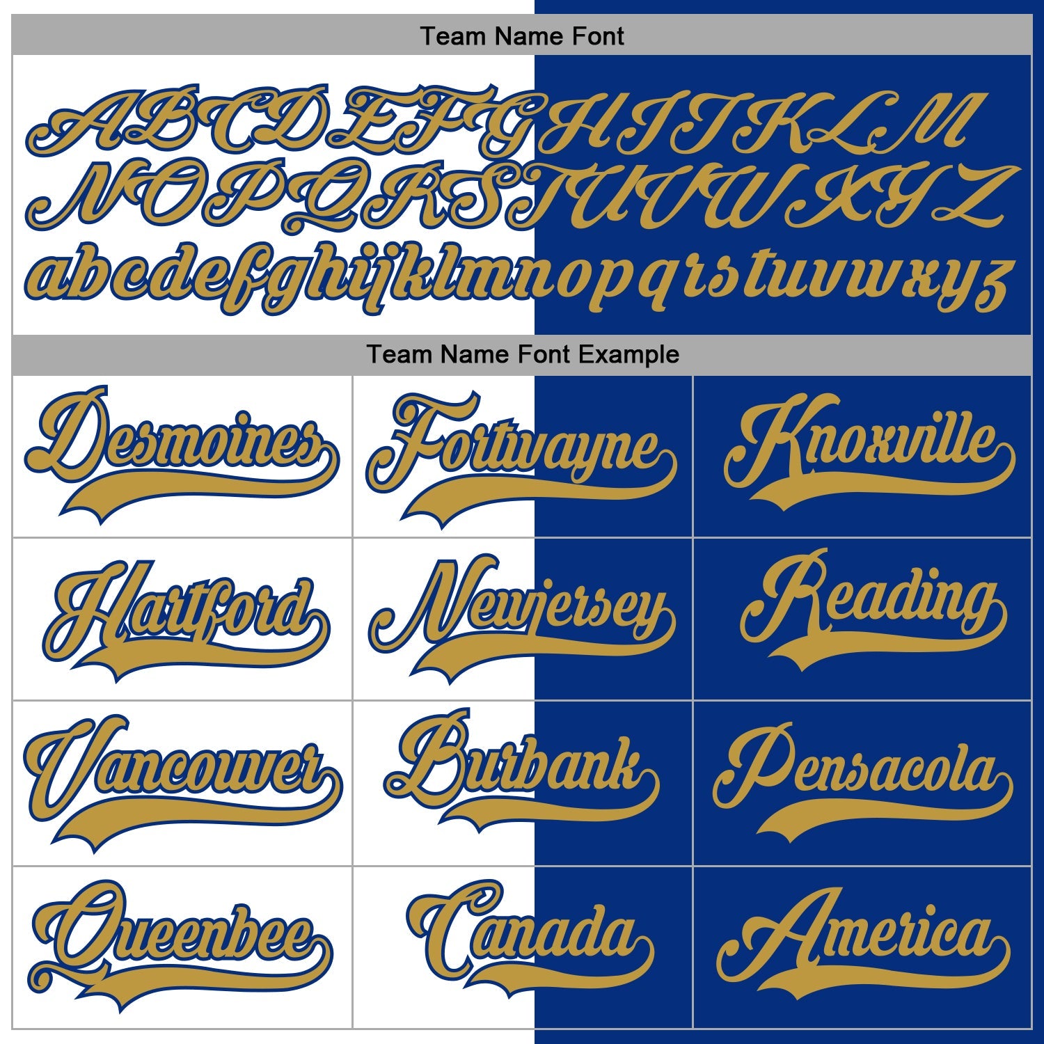 Custom Royal Old Gold-White Split Fashion Hockey Lace Neck Jersey view 4