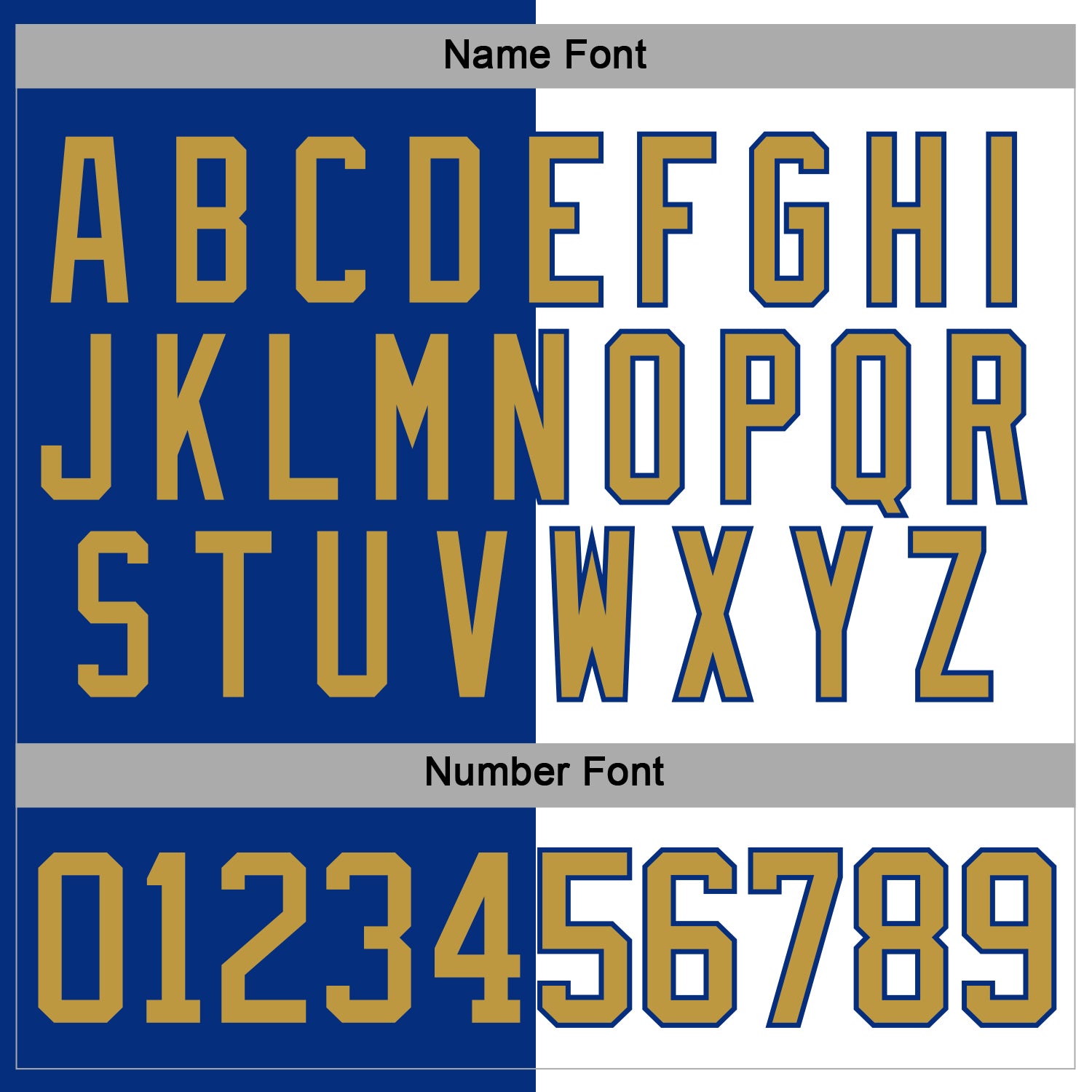 Custom Royal Old Gold-White Split Fashion Hockey Lace Neck Jersey view 5