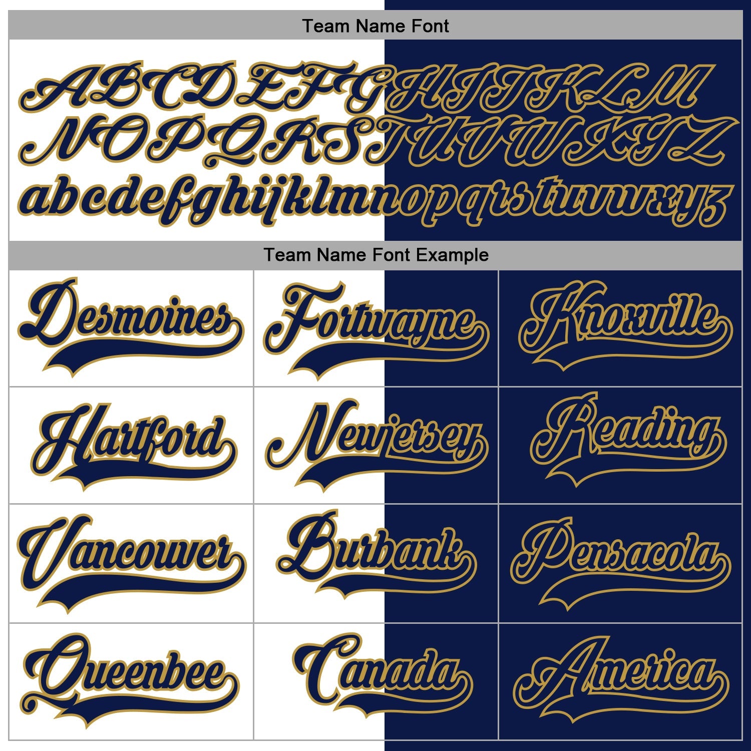 Custom Navy Old Gold-White Split Fashion Hockey Lace Neck Jersey view 4