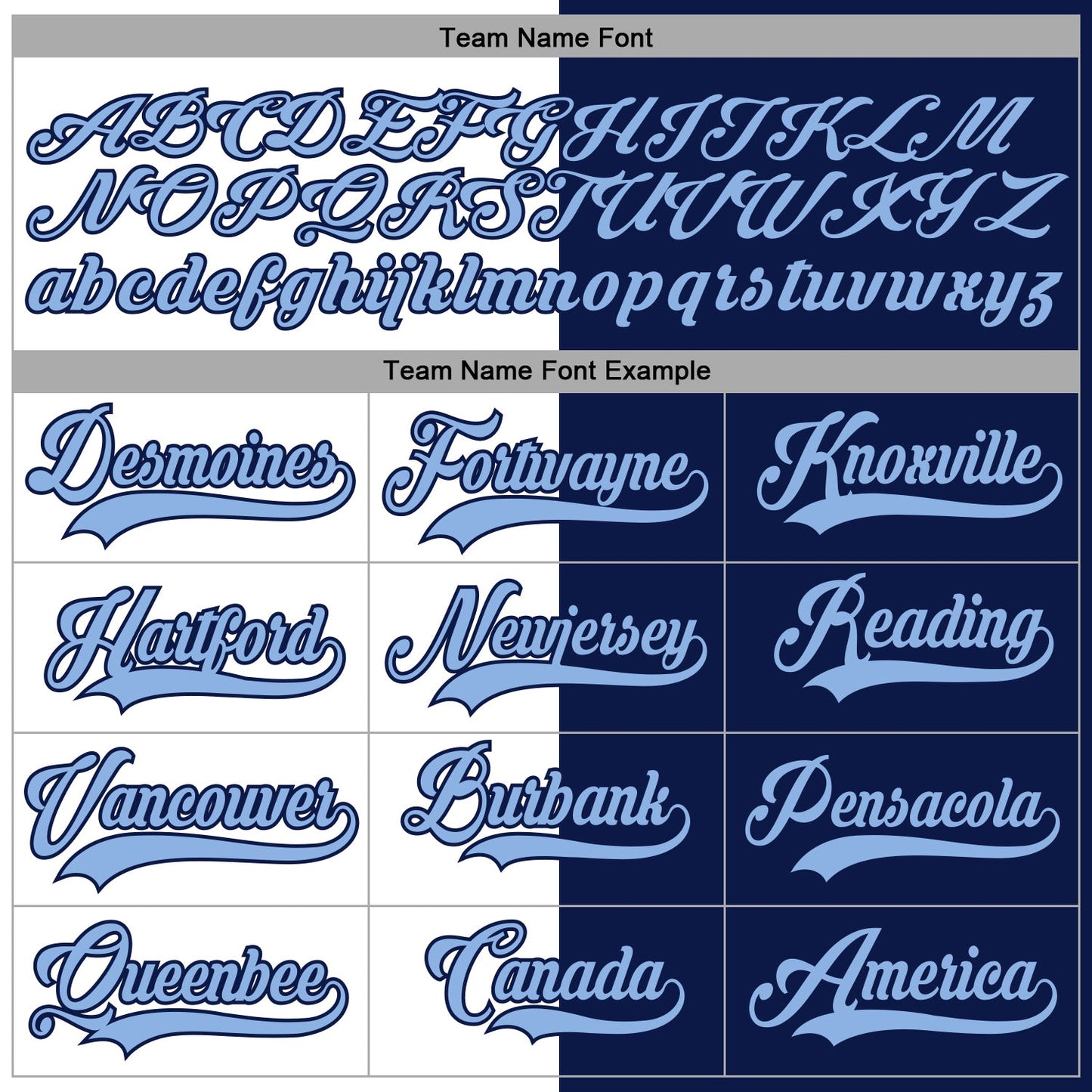 Custom Navy Light Blue-White Split Fashion Hockey Lace Neck Jersey view 4