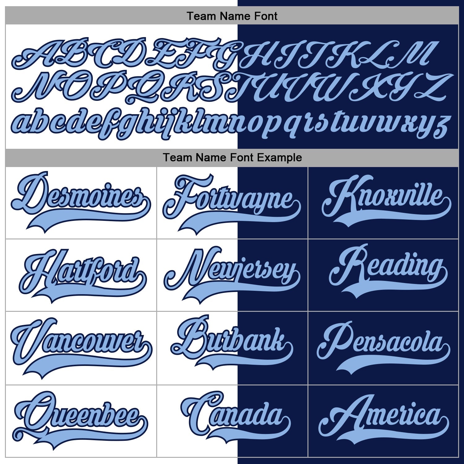 Custom Navy Light Blue-White Split Fashion Hockey Lace Neck Jersey view 4