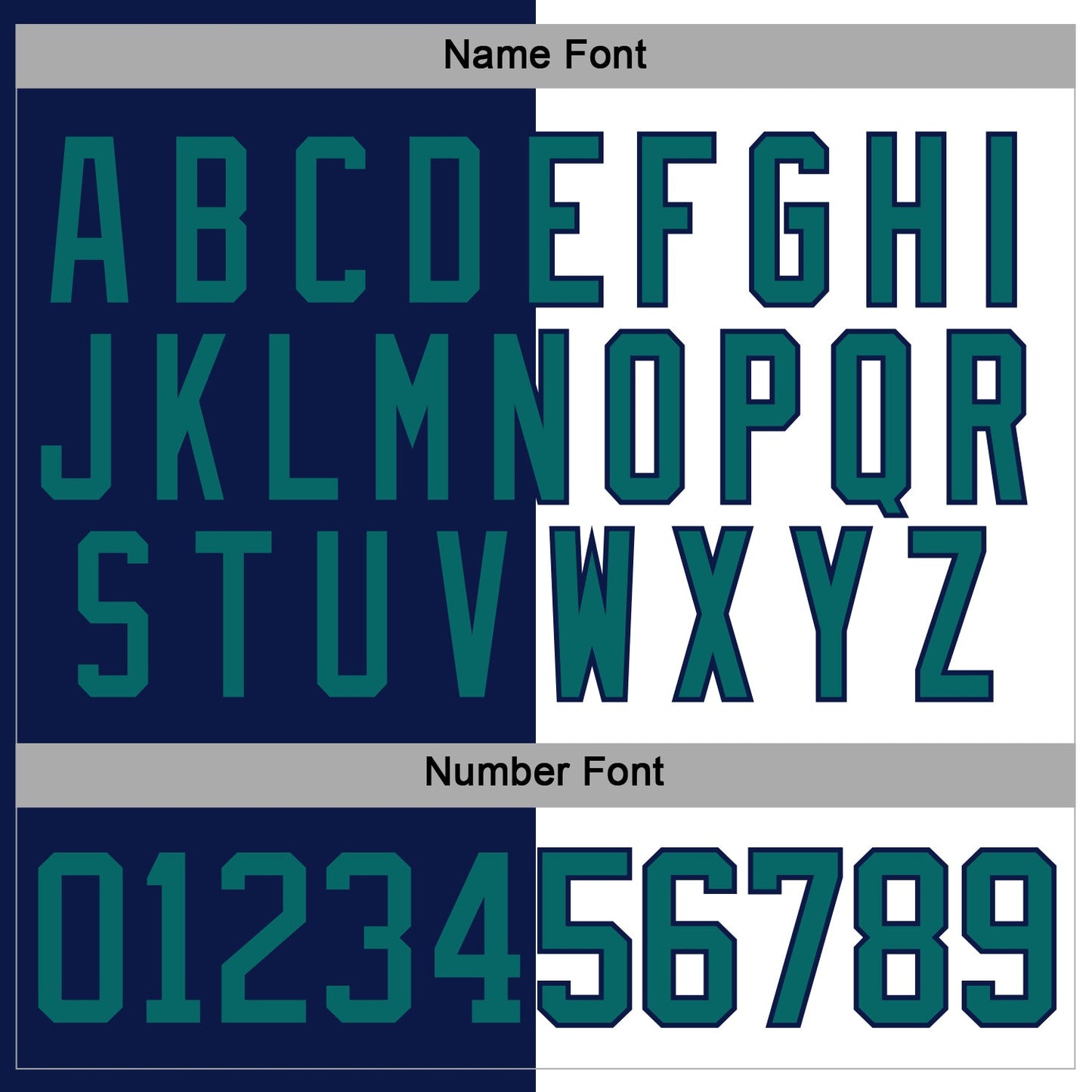 Custom Navy Teal-White Split Fashion Hockey Lace Neck Jersey view 5