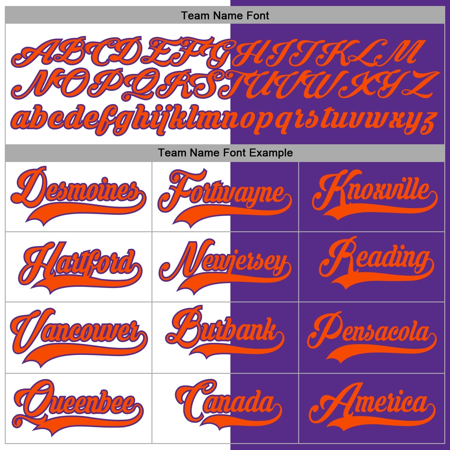 Custom Purple Orange-White Split Fashion Hockey Lace Neck Jersey view 4