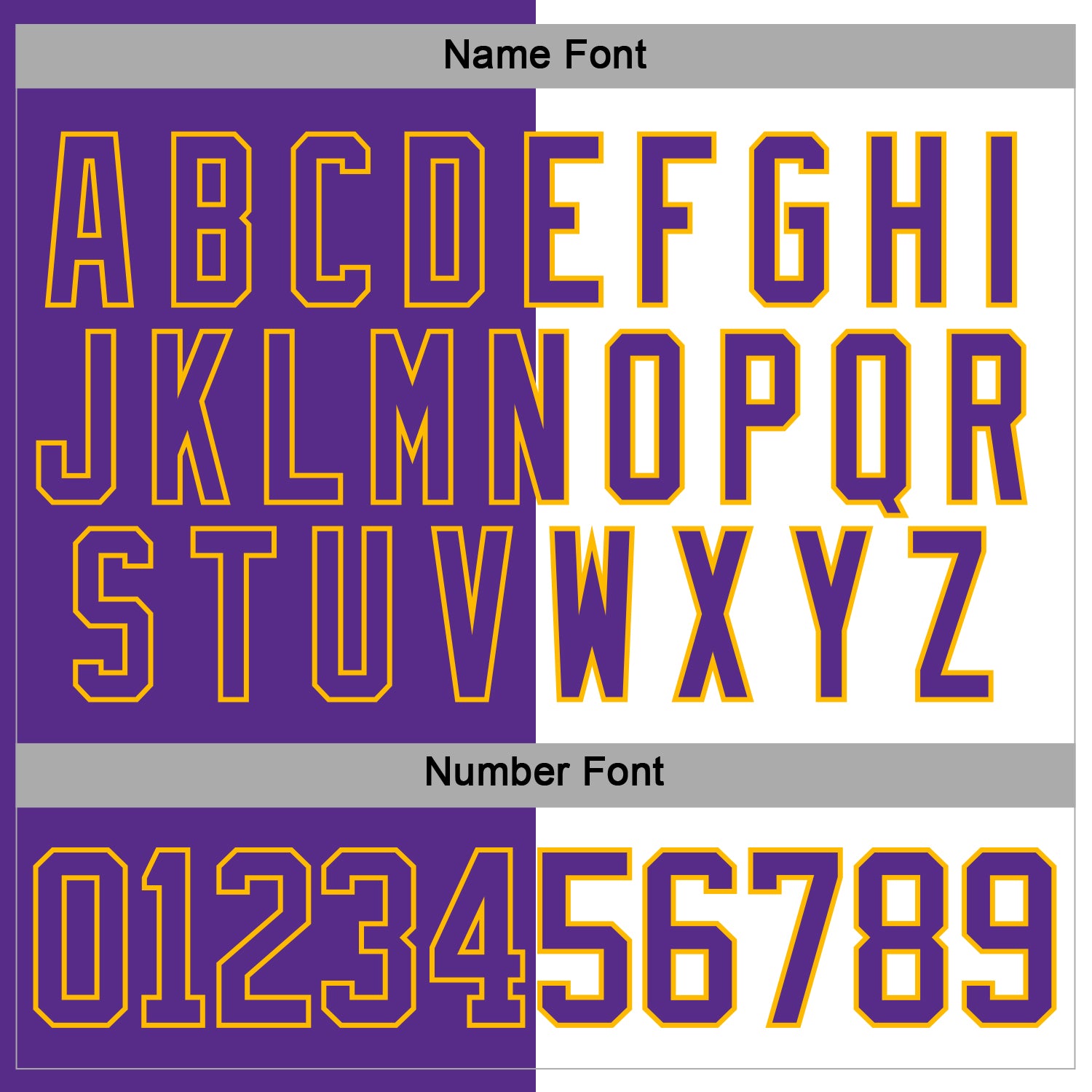 Custom Purple Gold-White Split Fashion Hockey Lace Neck Jersey view 5