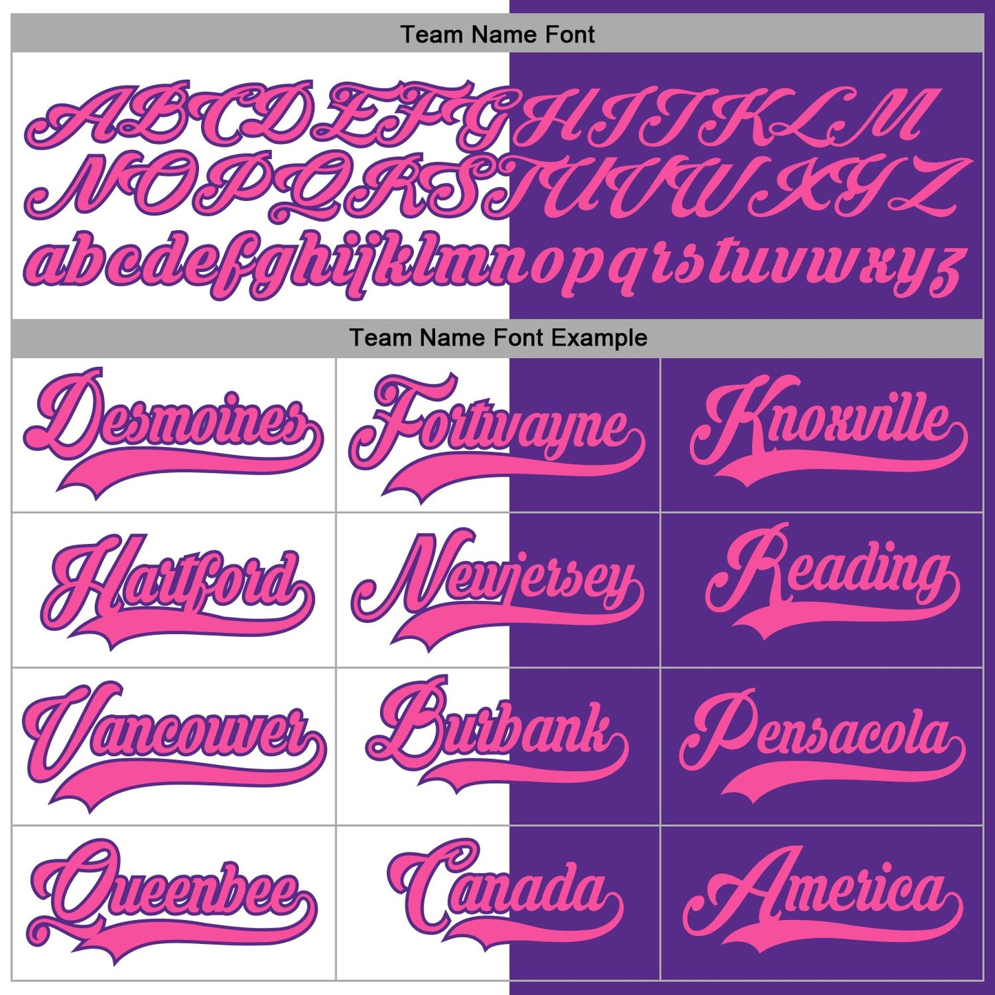 Custom Purple Pink-White Split Fashion Hockey Lace Neck Jersey view 4