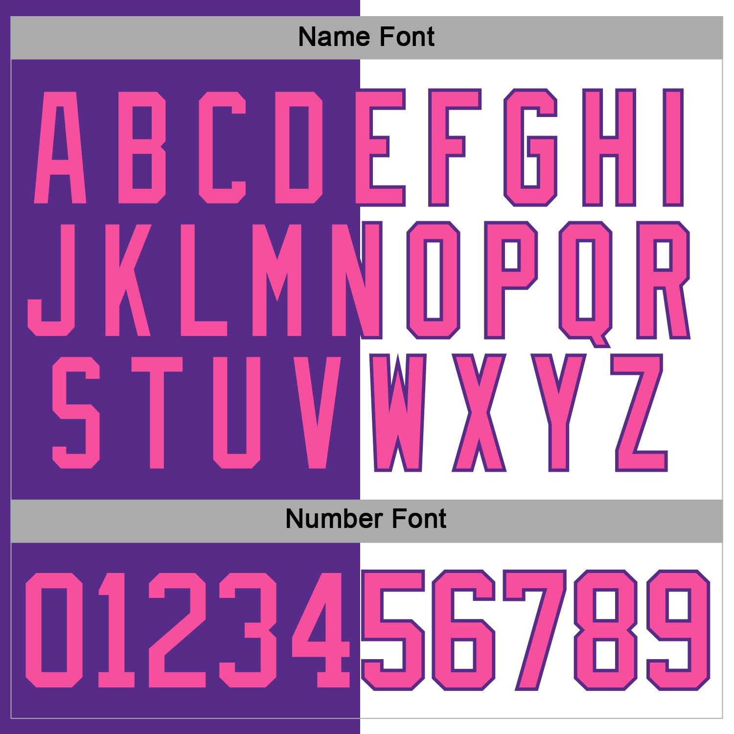 Custom Purple Pink-White Split Fashion Hockey Lace Neck Jersey view 5