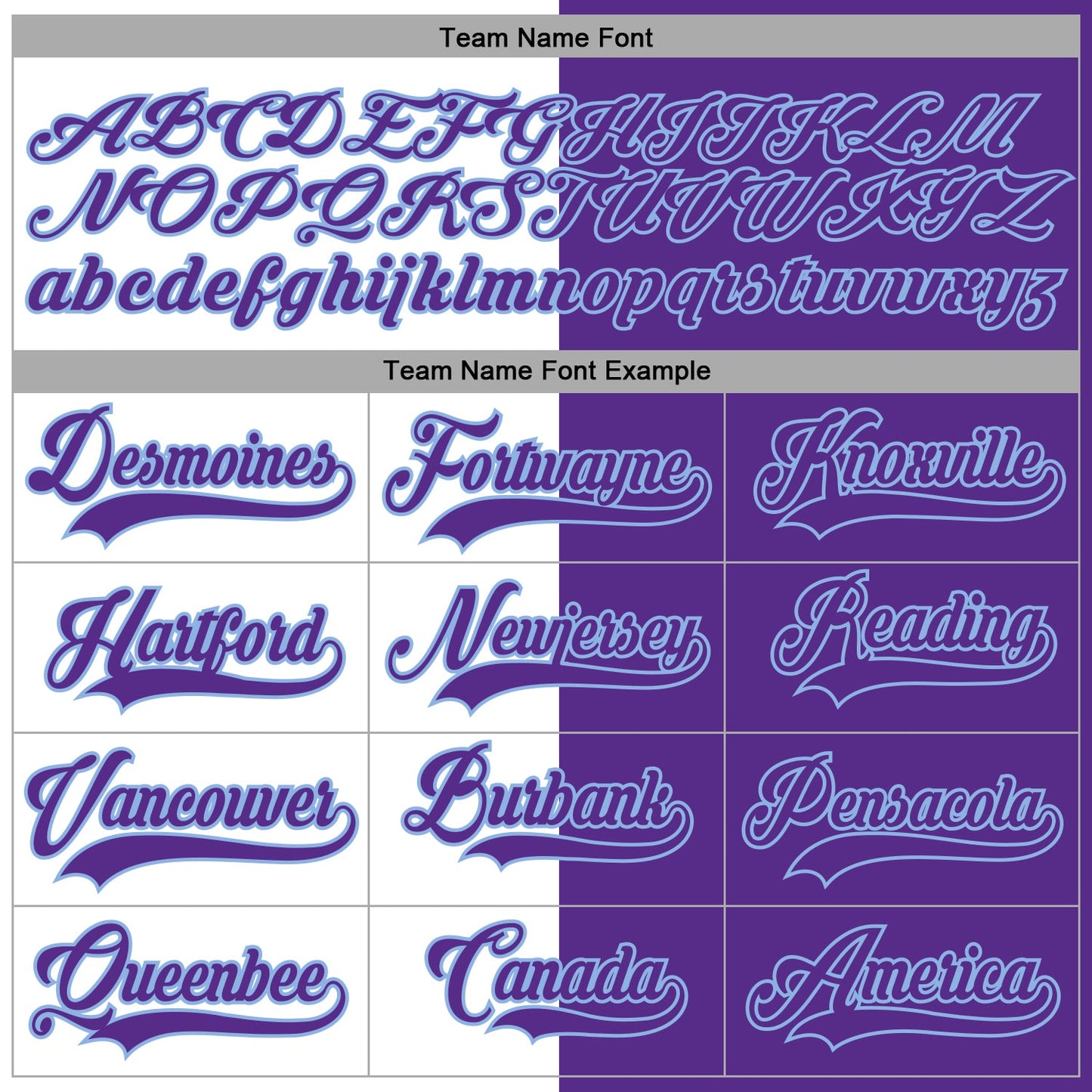 Custom Purple Light Blue-White Split Fashion Hockey Lace Neck Jersey view 4