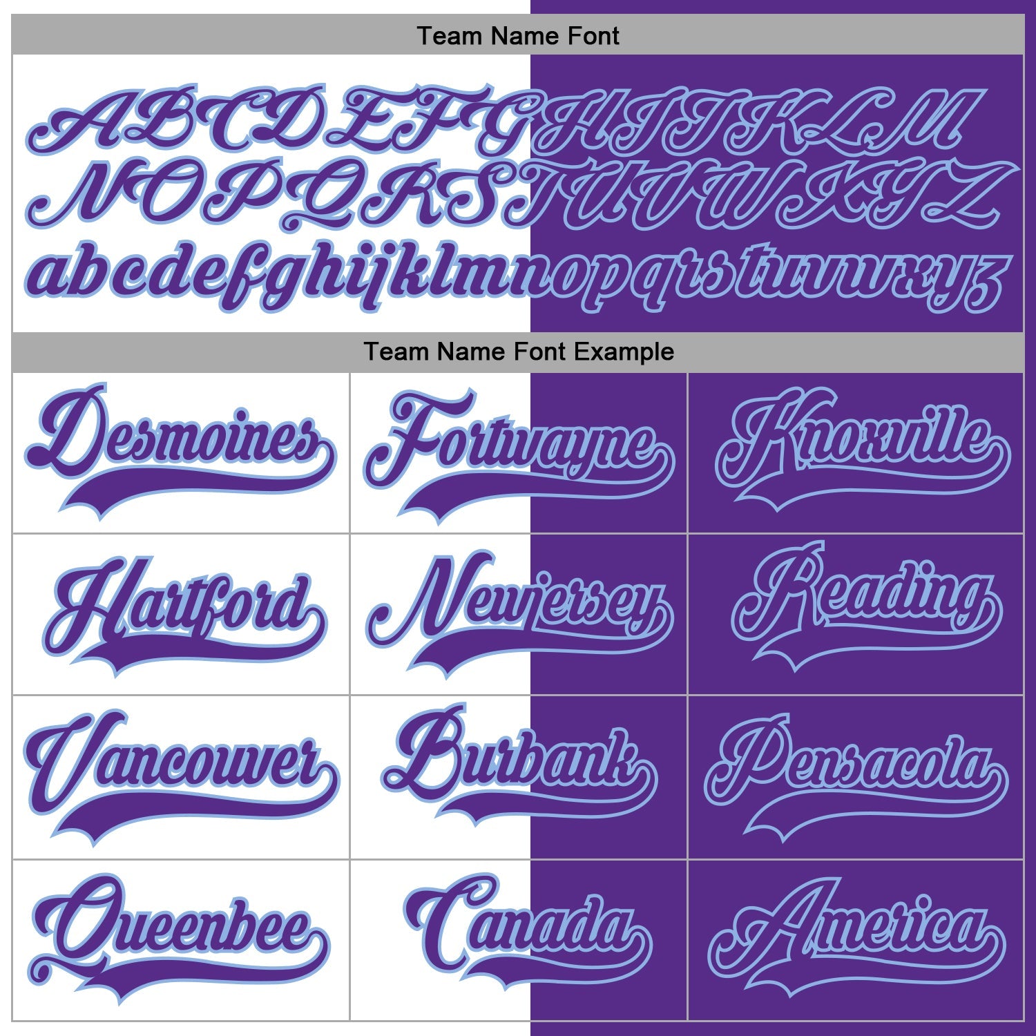 Custom Purple Light Blue-White Split Fashion Hockey Lace Neck Jersey view 4