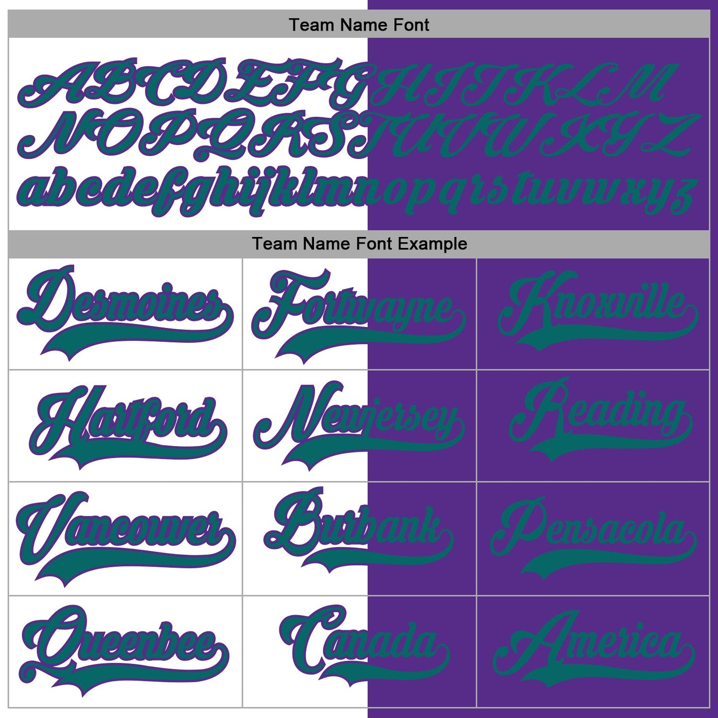 Custom Purple Teal-White Split Fashion Hockey Lace Neck Jersey view 4
