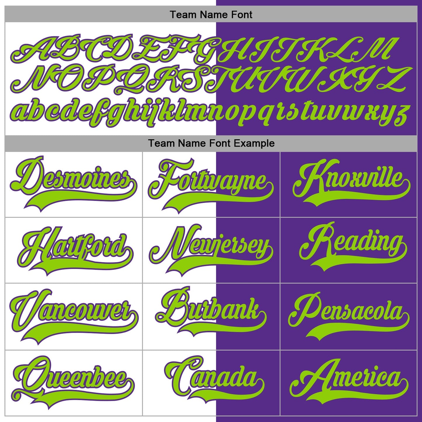 Custom Purple Neon Green-White Split Fashion Hockey Lace Neck Jersey view 4