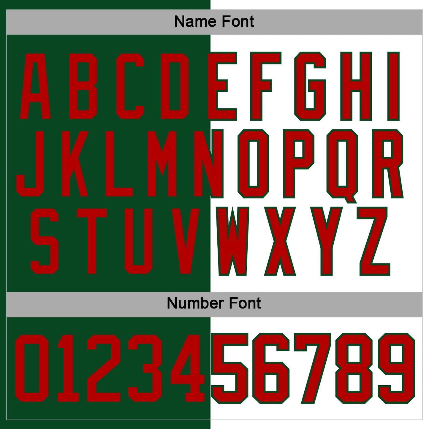 Custom Green Red-White Split Fashion Hockey Lace Neck Jersey view 5